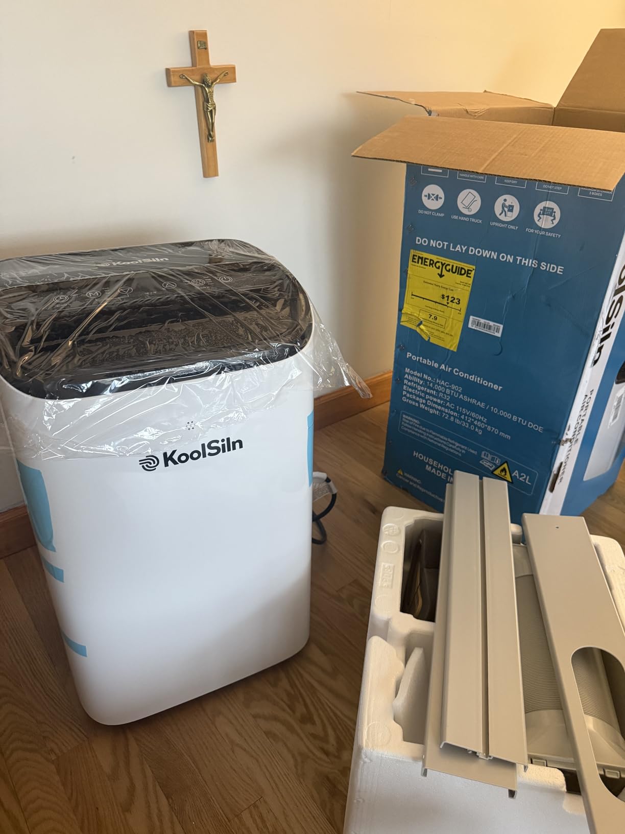 14,000 BTU Portable Air Conditioner with WiFi & Remote Control, Cools Up to 700 Sq.Ft, Auto-Evaporation Low Noise Portable AC Unit for Garage customer photo 2