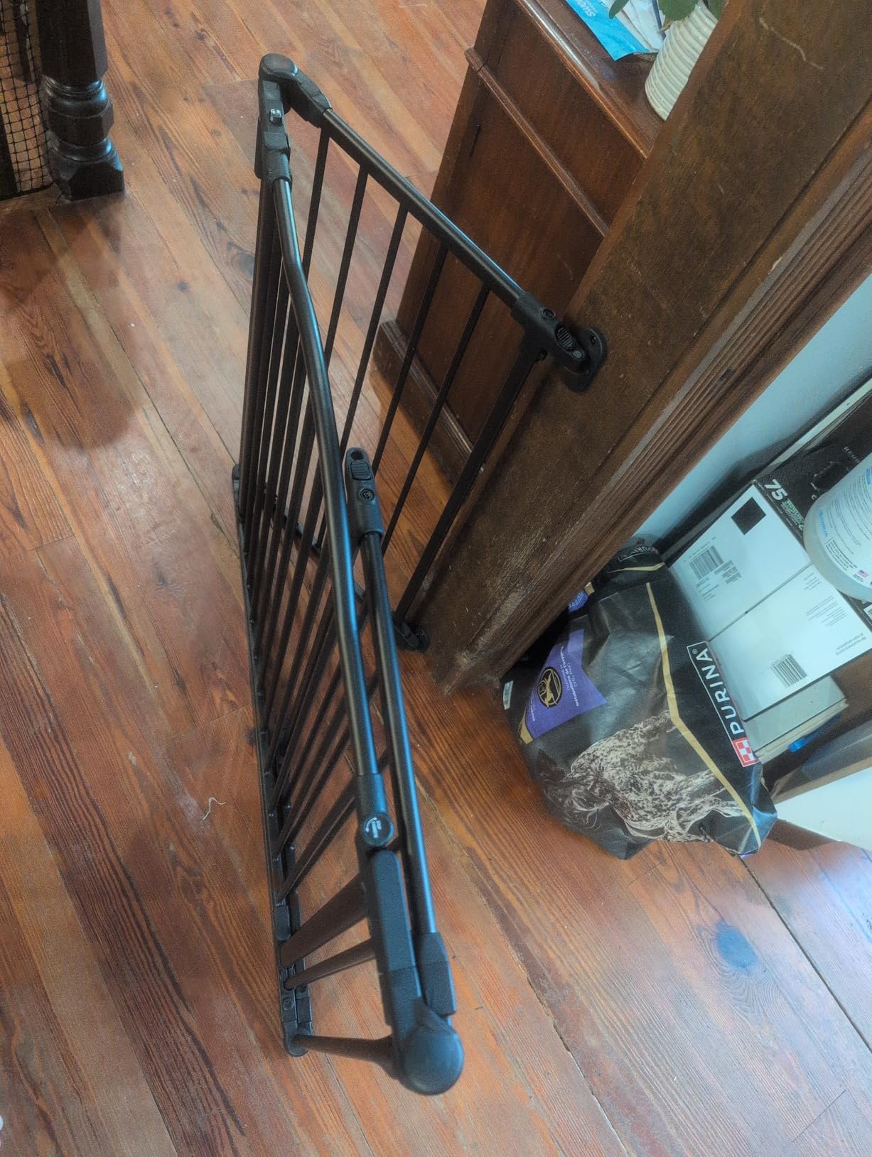 Toddleroo by North States - Deluxe Decor Universal Fit Safety Gate: Hardware Mounted Extra Wide Metal Baby Gate with Tall Baseboard Mounts, Adjustable Child Gate; 38.3