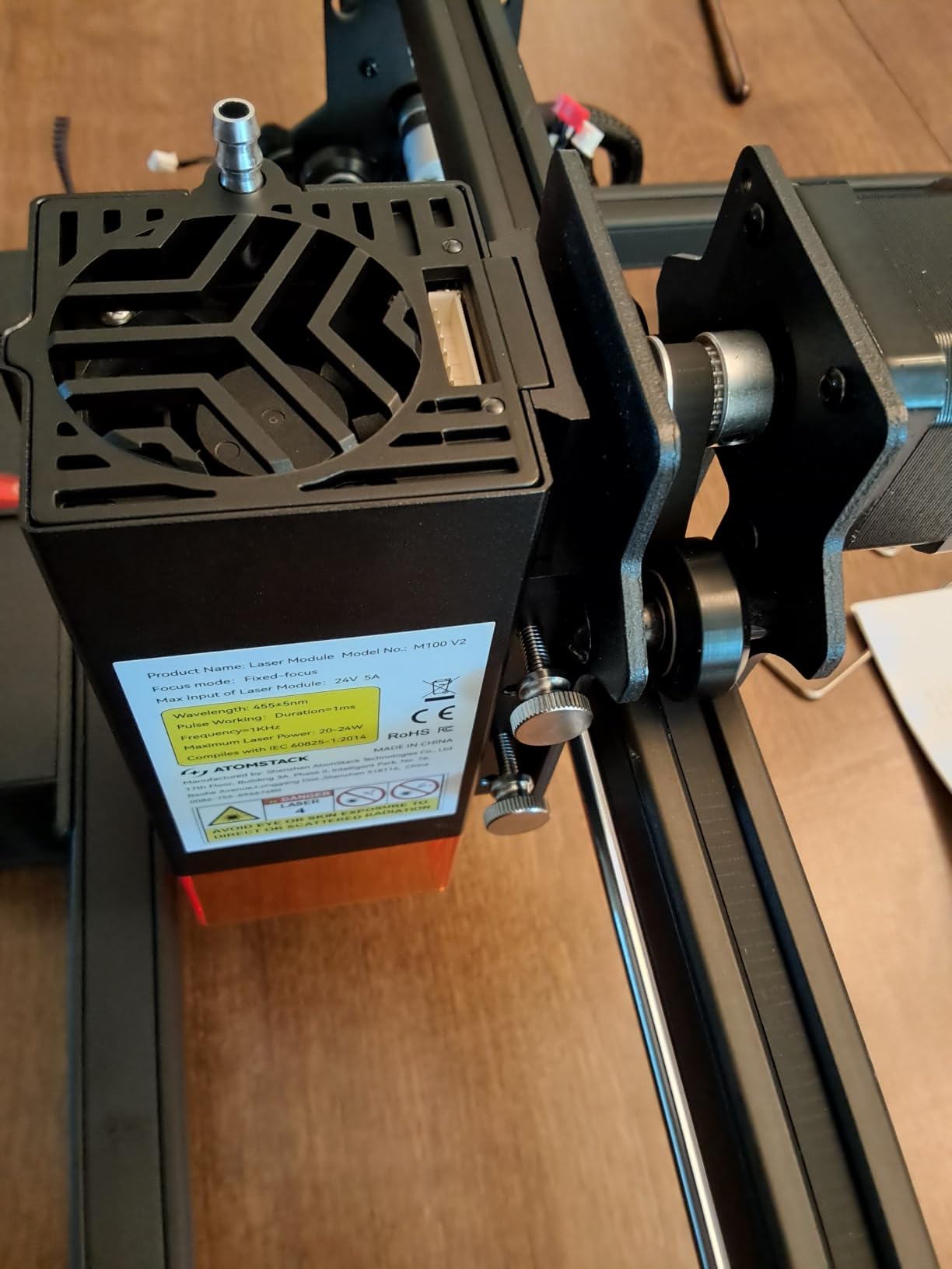 ATOMSTACK 20W A20 PRO V2 Laser Engraver, 0.06mm High Accuracy Laser Cutter for Wood, Metal, Acrylic and Glass, Professional DIY Laser Engraving Machine with Eye Protection customer photo 2