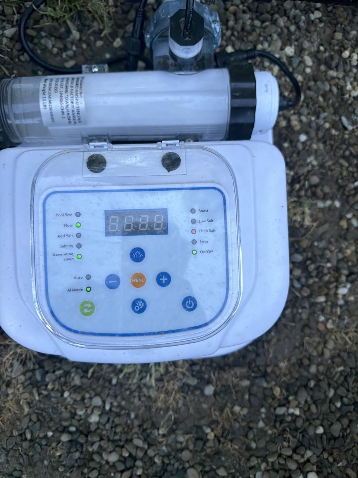 Salt Chlorine Generator for Above Ground Pools, Up to 15,000 Gallons, Intelligent Saltwater Pool System with Auto Chlorine Calculation, Salt Level Detection & Smart Salt Addition Guidance customer photo 1