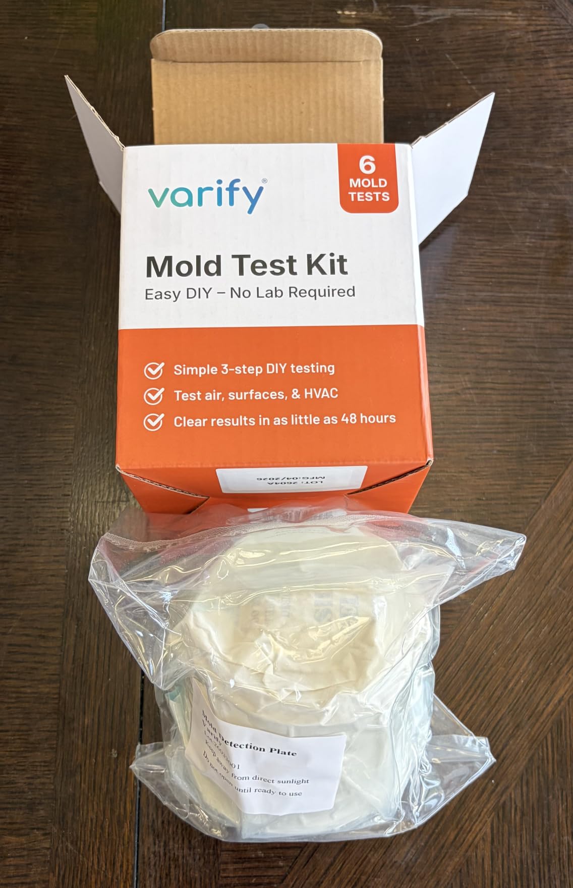 Mold Test Kit for Home Air Quality | Air Quality Test Kit & Black Mold Detector for Home | 6-Petri-Dish Indoor Airborne Spore Sampler | Easy-to-Use with Clear Instructions & ID Booklet customer photo 1