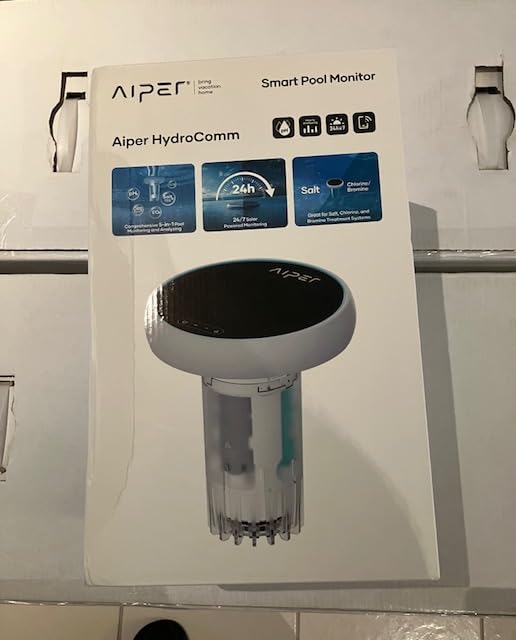 AIPER HydroComm Smart Pool Monitor, 24/7 Automatic Water Testing for Pools, Hot Tubs & Spas, 5-in-1 Digital Tester customer photo 2
