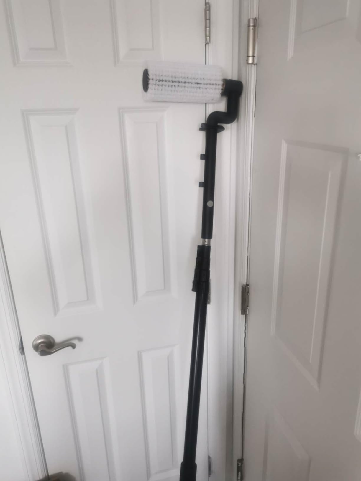 20.34ft Telescopic Water-Fed Washing Kit | Electric Solar Panel Cleaning Brush and Pole with Soap Dispenser, Squeegee for Windows, Gutters, Solar Panels, Exterior Walls customer photo 2