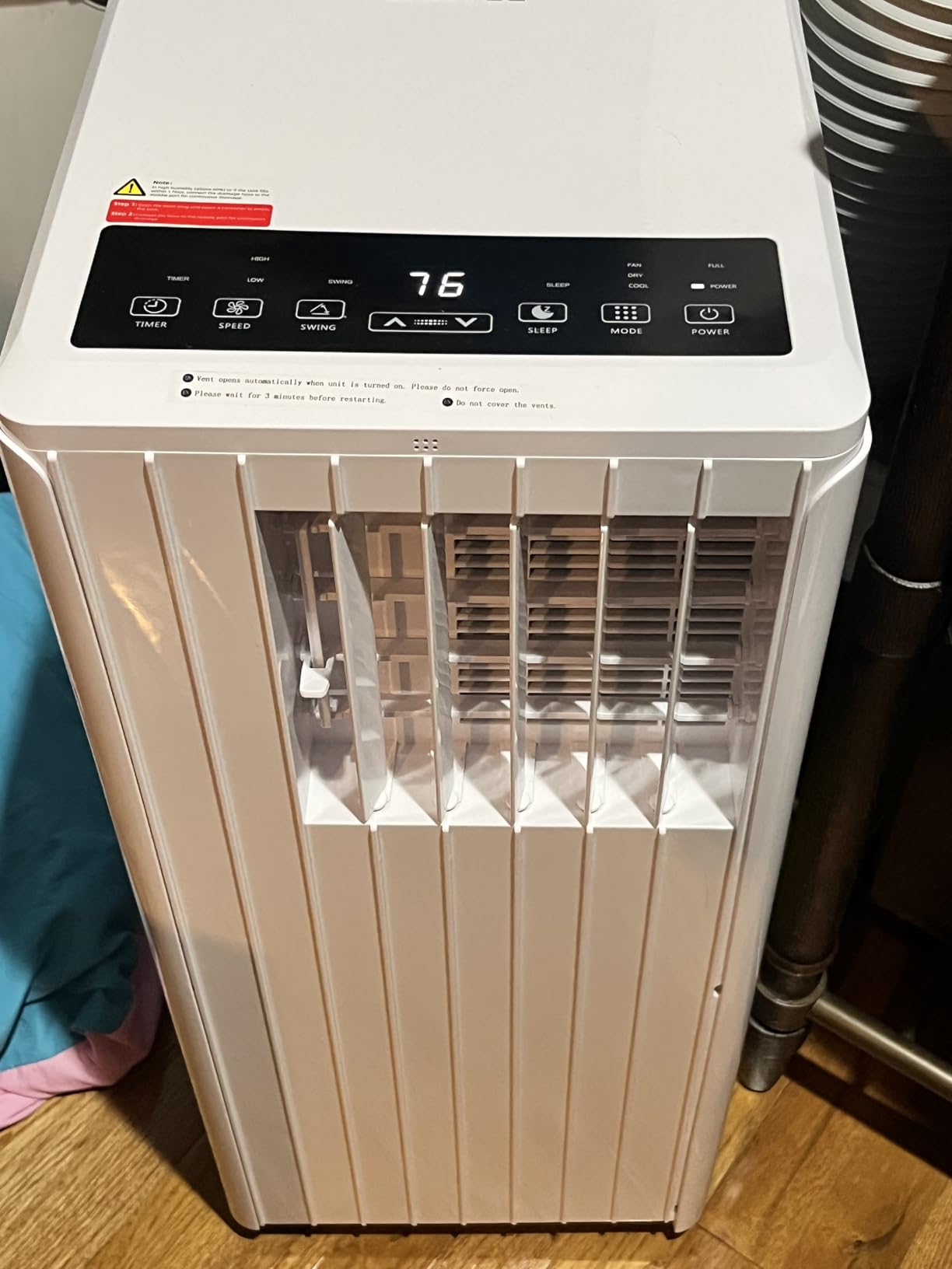 Garvee 3-in-1 Portable Air Conditioner, 8000 BTU (5000 BTU SACC) AC Unit | with Energy Saving, Window Kit & Remote, 24H Timer, Dehumidifier & Fan Cools 350 Sq. Ft for Bedroom, Home Office customer photo 2
