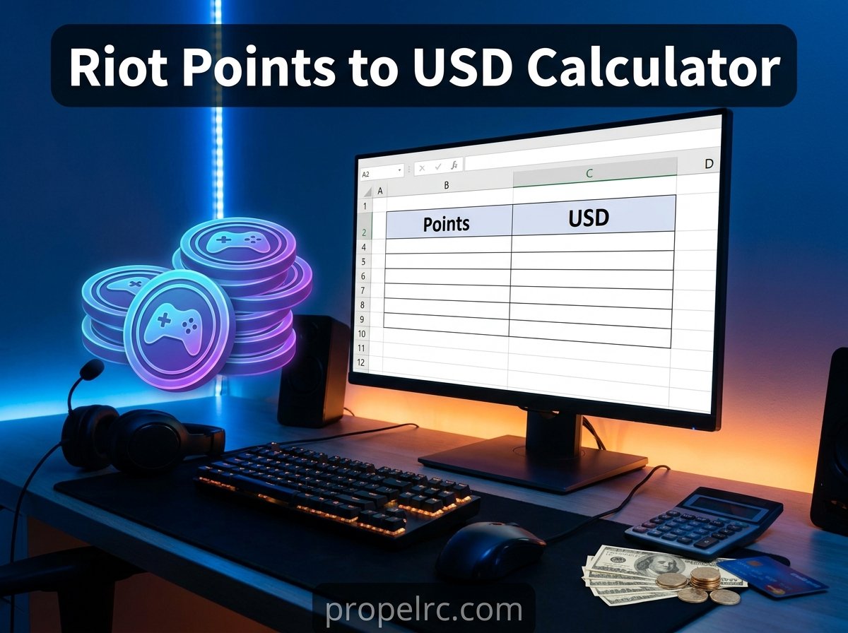 Riot Points to USD Calculator 2026: Convert RP Instantly