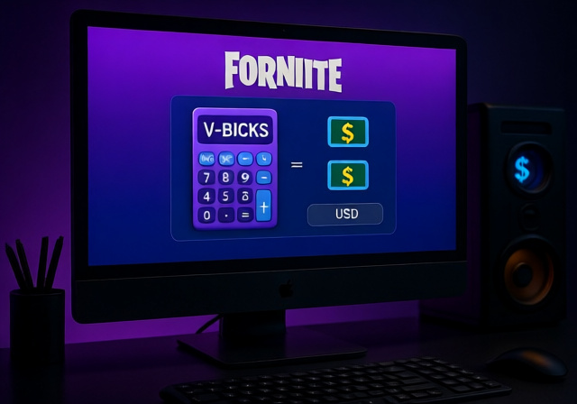 Fortnite V-Bucks to USD Calculator Tool 2026 – Accurate Converter