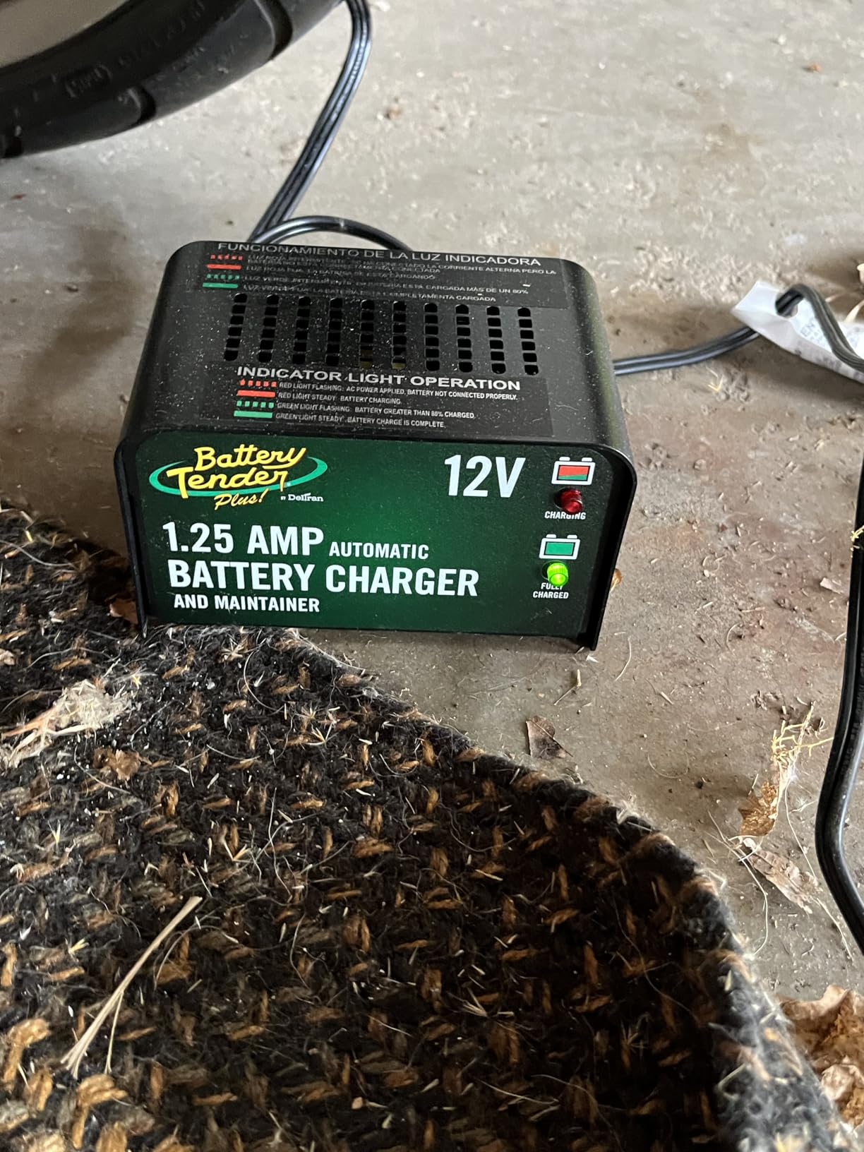 Battery Tender Plus 12V 1.25 AMP Car & Motorcycle Battery Charger and Maintainer, Float Charge for Automotive, and ATVs - Smarter Than a Trickle Charger customer photo 1