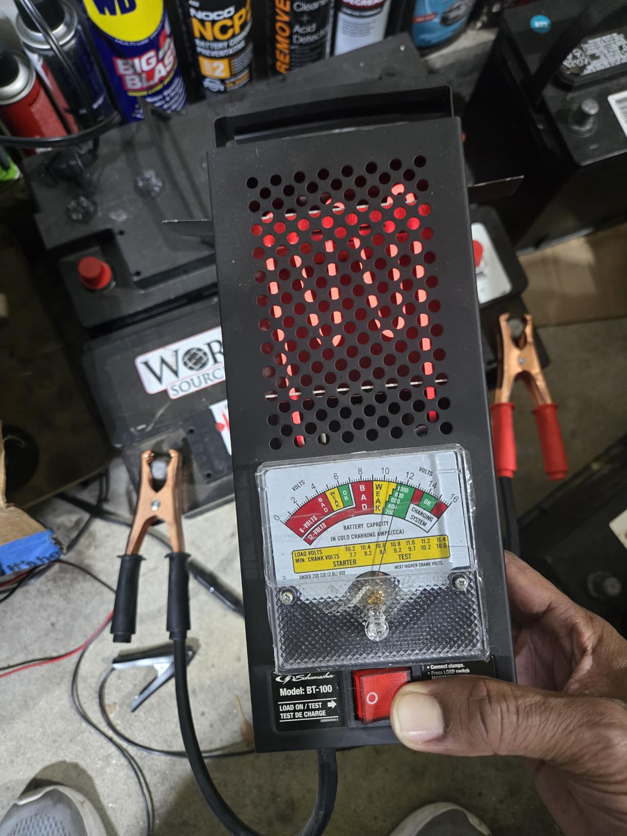 Schumacher Electric Battery Load Tester, 6V/12V - BT-100 customer photo 1
