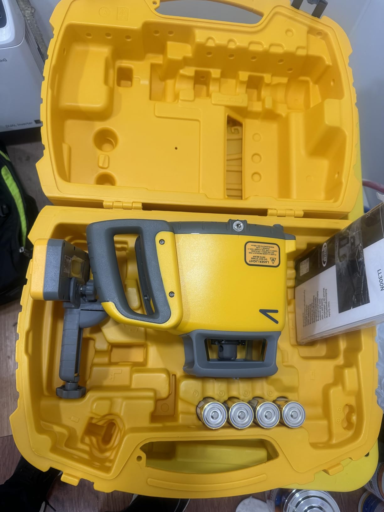 Spectra Precision LL300N-1 Self Leveling Rotary Laser Kit with Tripod, Grade Rod, HL450 Receiver customer photo 2