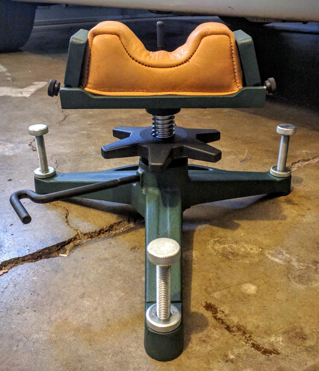 Caldwell The Rock Front Shooting Rest with Adjustable Elevation, Recoil Reducing, Interchangeable Feet, for Range, Hunting, Shooting, and Outdoors customer photo 2