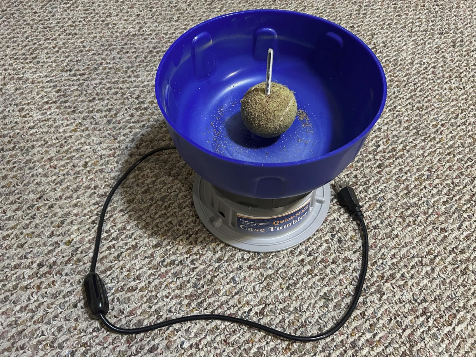 Frankford Arsenal Quick-N-EZ Vibratory Case Tumbler with Clear Viewing Lid and Durable Construction for Reloading, Cleaning and Dry Tumbling Brass Cases customer photo 1