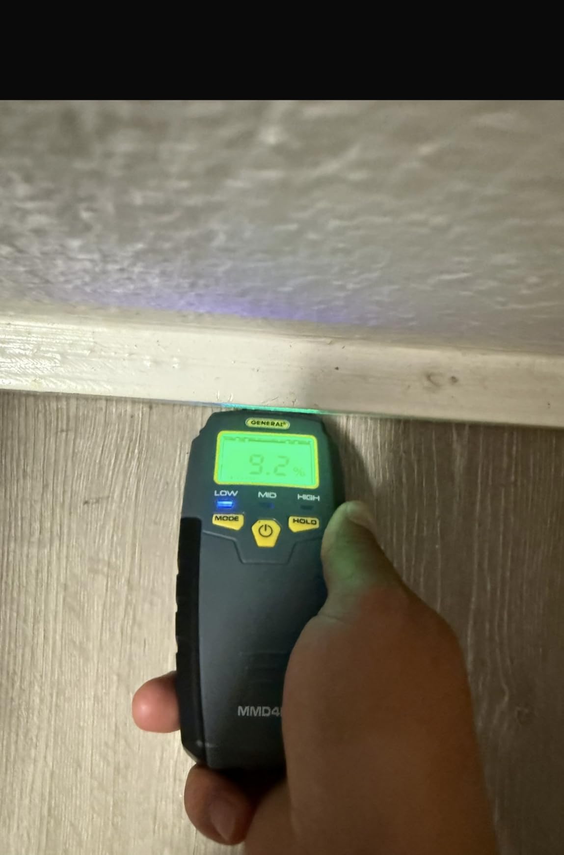 General Tools MMD4E Moisture Meter for Wood, Walls & Water Leak Detection | Pinless wood moisture meter for drywall & walls. Detects mold & humidity. Water leak detector for home moisture testing. customer photo 2