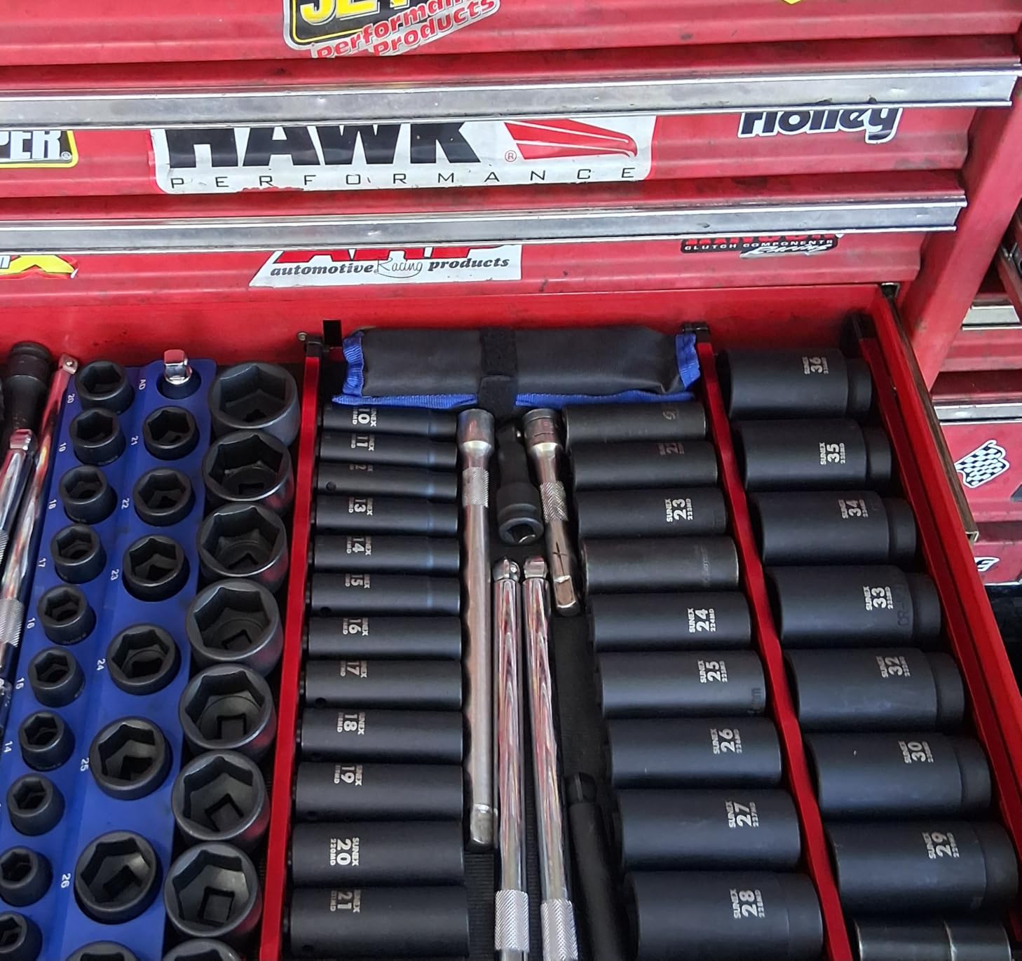SUNEX TOOLS 2646, 1/2 Inch Drive Deep Impact Socket Set, 26-Piece, Metric, 10mm-36mm, Cr-Mo Alloy Steel, Radius Corner Design, Heavy Duty Storage Case customer photo 1