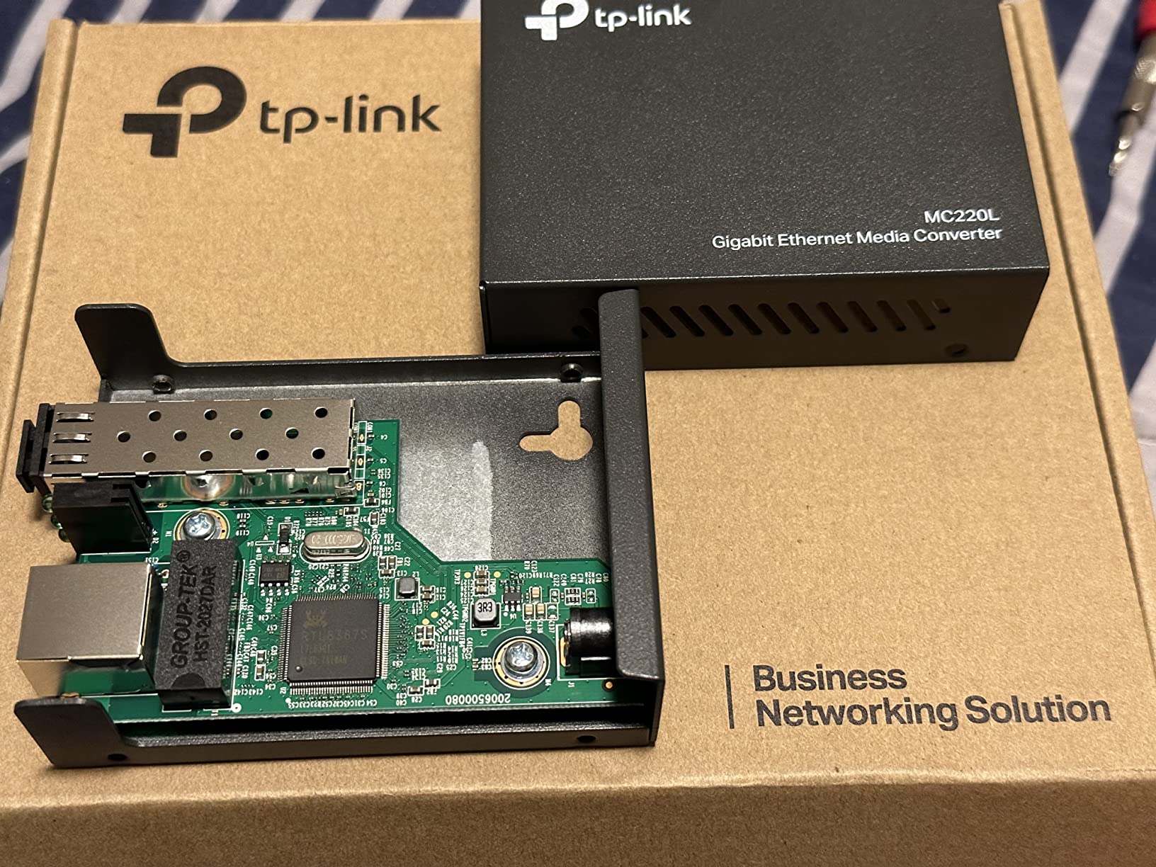 TP-Link MC220L, Gigabit SFP to RJ45 Fiber Media Converter | Fiber to Ethernet Converter, Plug and Play, Durable Metal Casing, Versatile Compatibility, Auto Negotiation, UL Certified customer photo 1