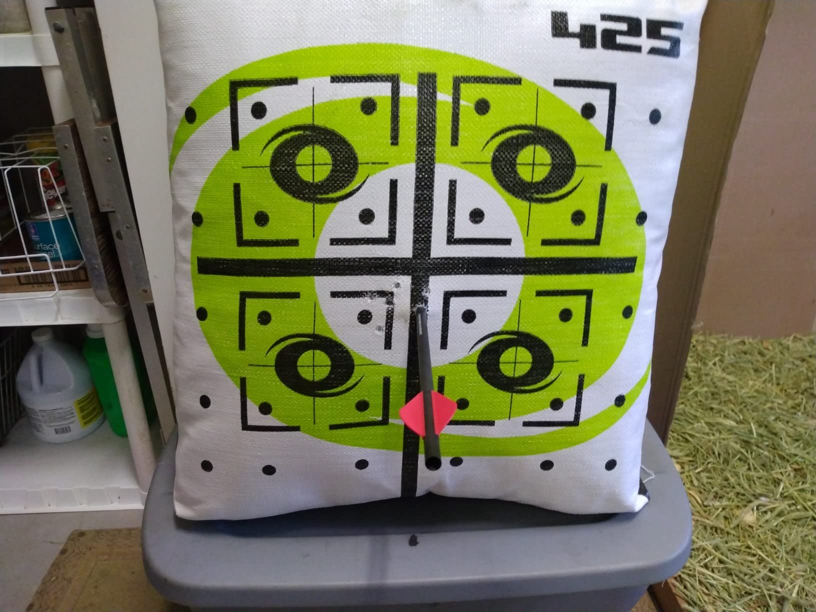 Hurricane 2-Sided High-Velocity Archery Bag Target, High-Visibility Aiming Points, Off-Center Deer Vitals on Back, Heavy-Duty Handle for Easy Transport customer photo 2