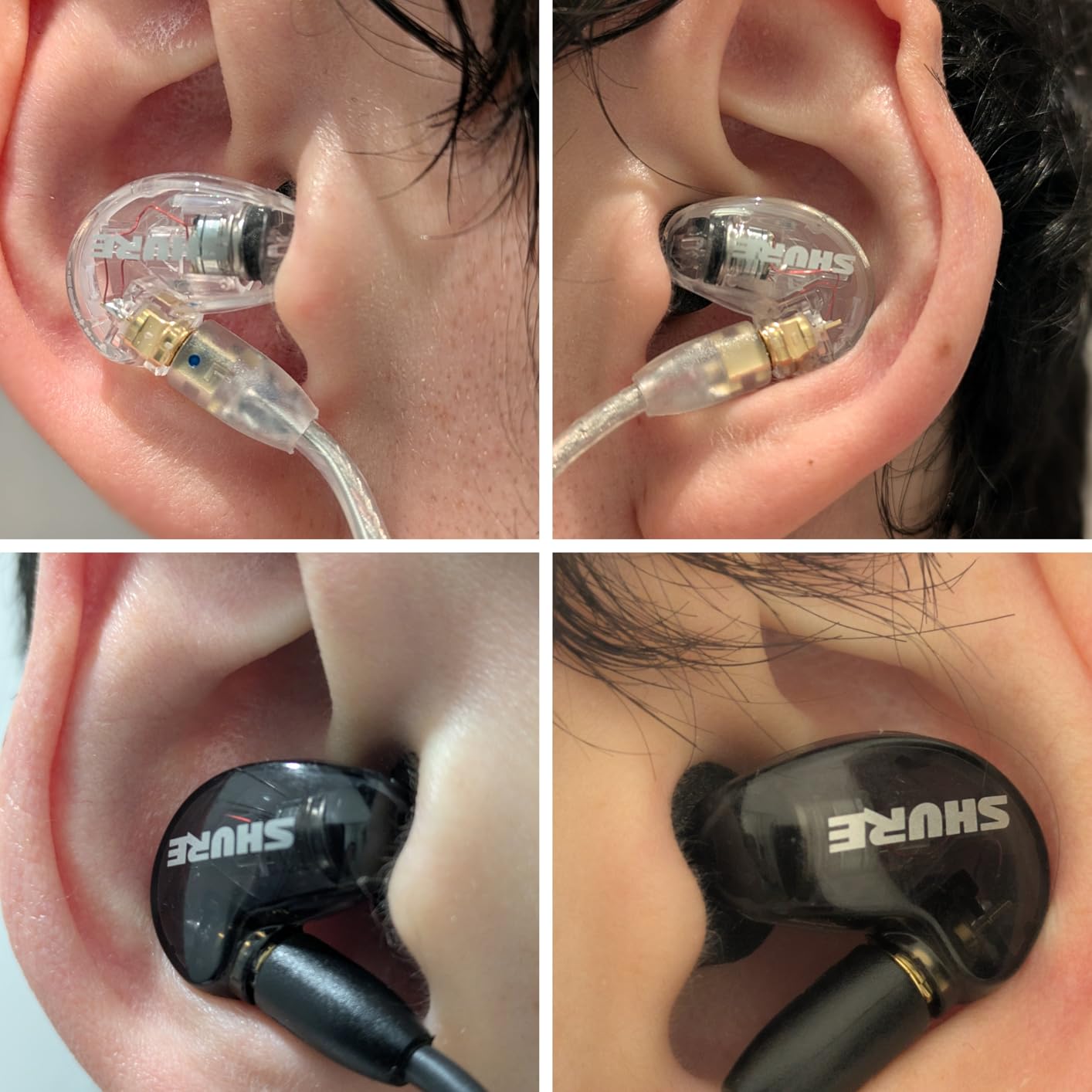 Shure SE215 PRO Sound Isolating Wired Earbuds - Clear customer photo 1