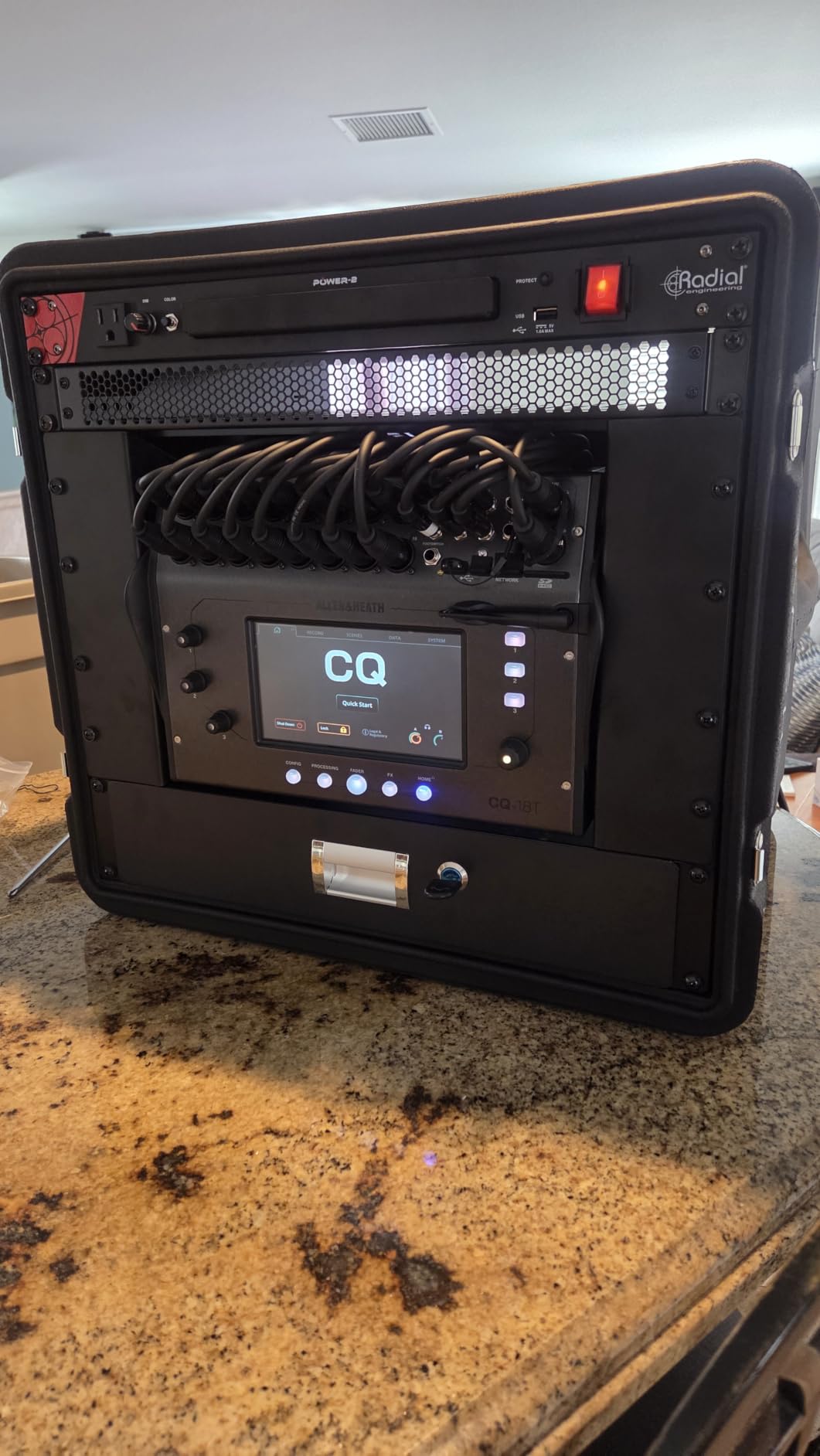 GRIFFIN 3U Rackmount Cooling Fan System (UltraQuiet X Edition) - Triple Exhaust Fans, Keep Studio Audio Equipment Gear Cool - Network IT Server Rails - DJ PA AMP Temperature Control Panel Cabinet customer photo 1