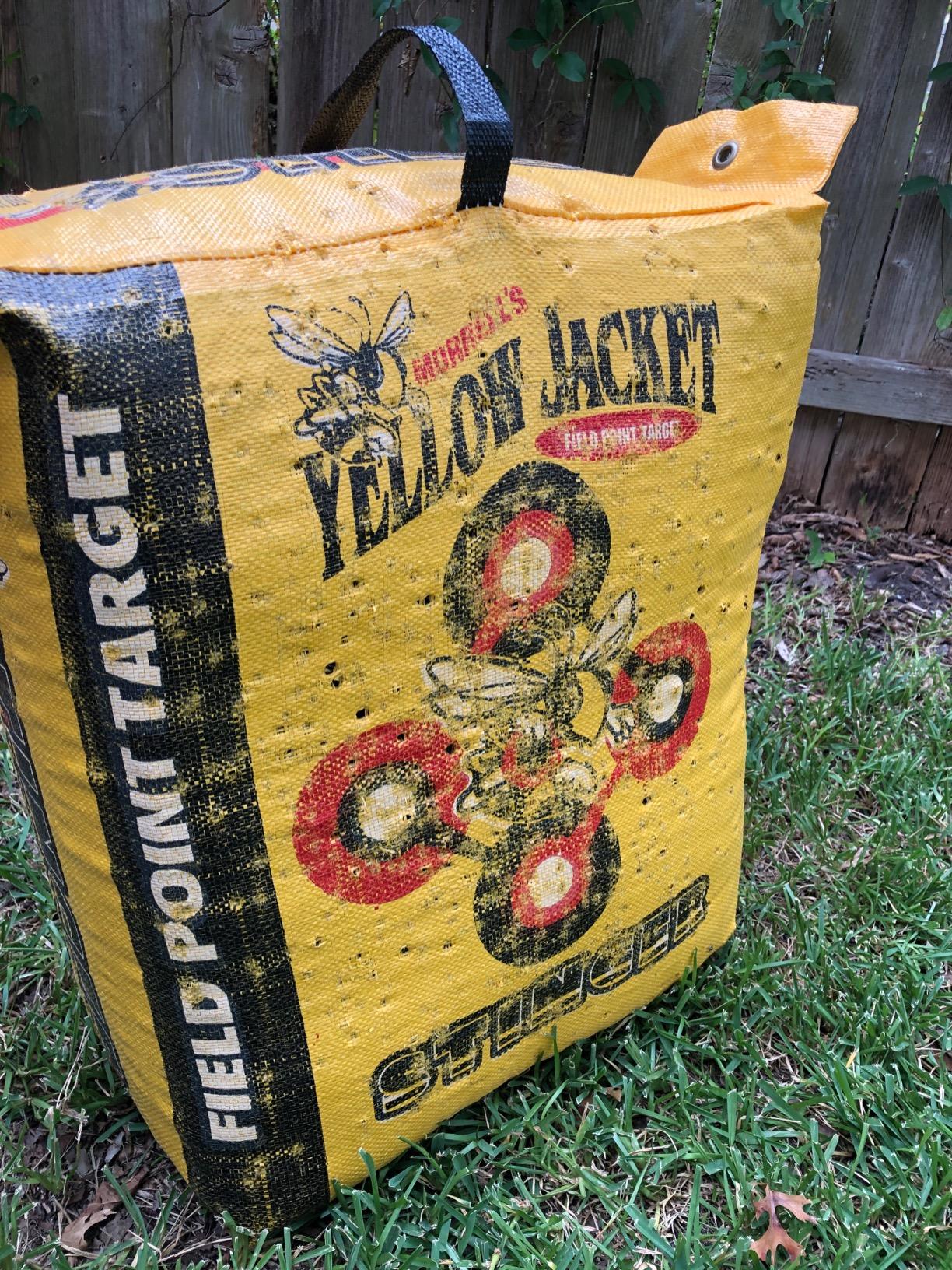 Morrell Yellow Jacket Stinger, Field Point Archery Target with 2 Shooting Sides & 10 Bullseyes - Portable Backyard Hunting Practice Bag with E-Z Tote Carrying Handle & Easy Arrow Removal customer photo 2