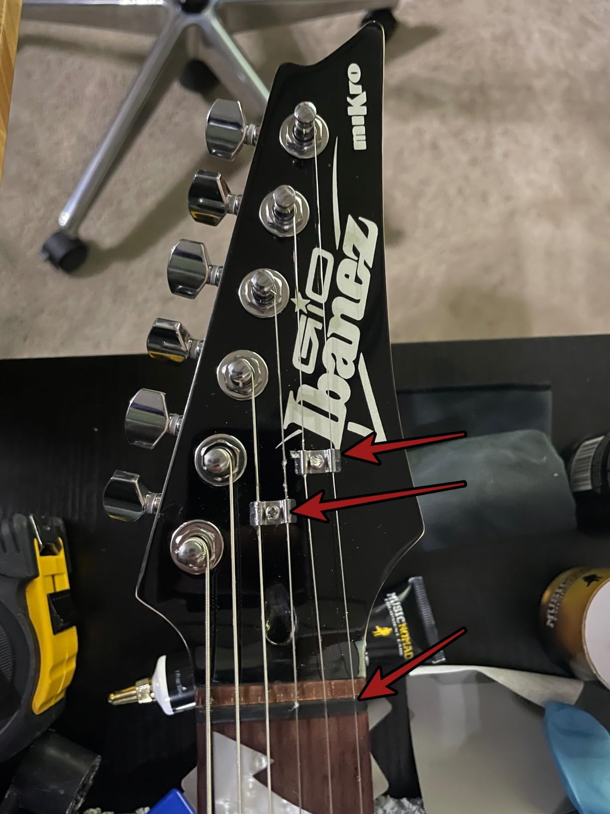 Ibanez RG MiKro GRGM21 Electric Guitar, Black - 22.2
