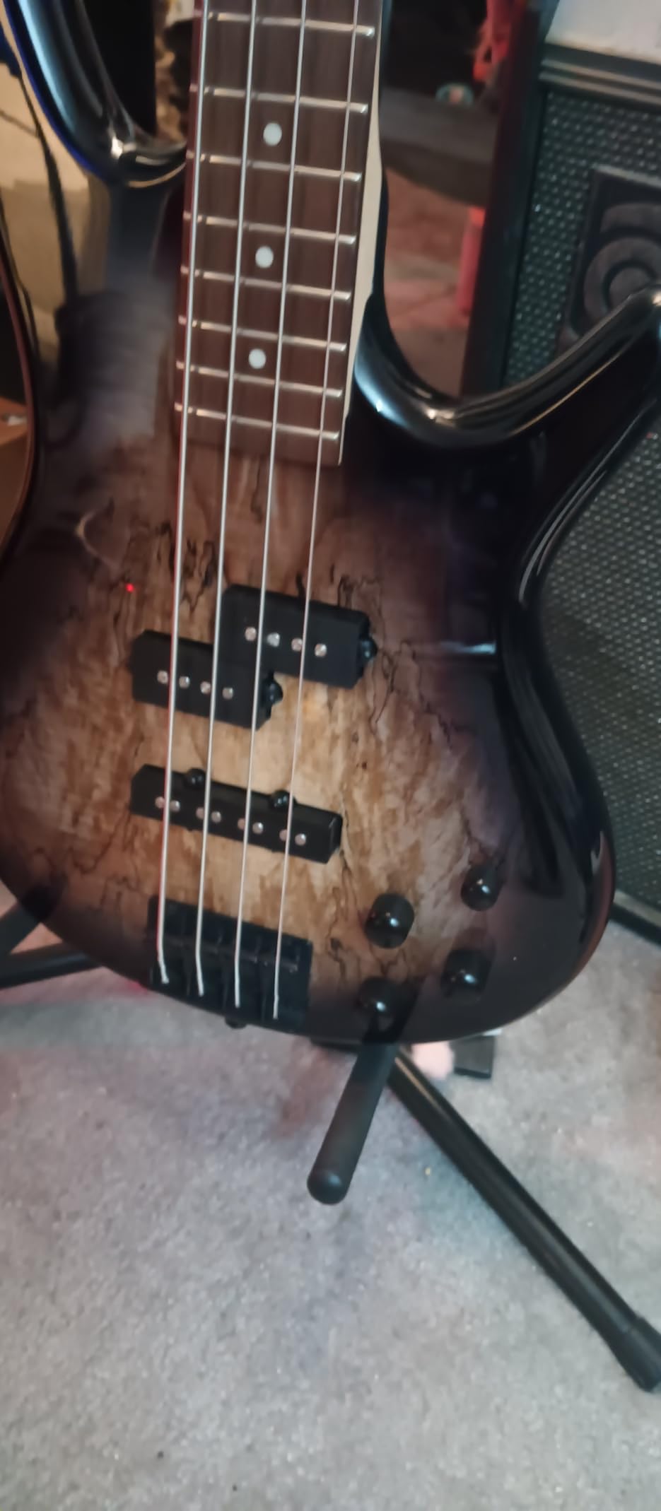 Ibanez GSR200BWNF GIO - Walnut Flat | Phat II EQ with Nyotah body and B10 bridge customer photo 1