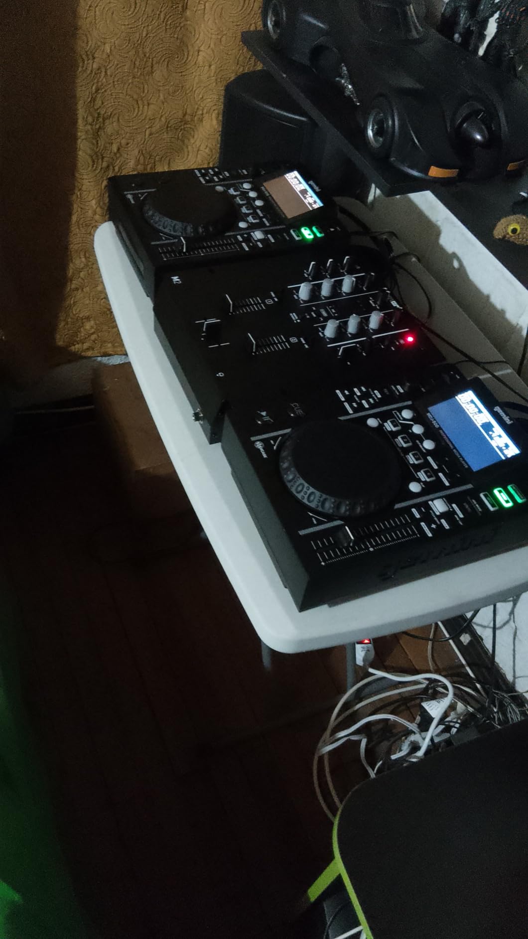 Numark M2 2-Channel Scratch DJ Mixer, Rack Mountable with 3-Band EQ, Microphone Input and Replaceable Crossfader with Reverse and Slope Controls customer photo 1