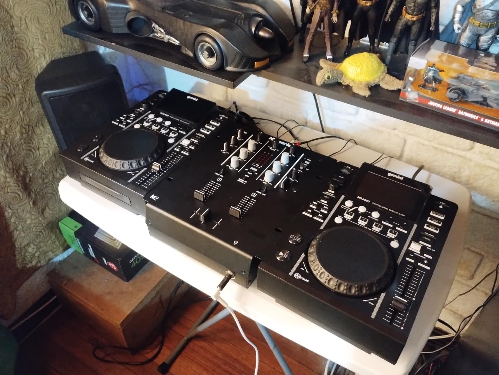 Numark M2 2-Channel Scratch DJ Mixer, Rack Mountable with 3-Band EQ, Microphone Input and Replaceable Crossfader with Reverse and Slope Controls customer photo 2