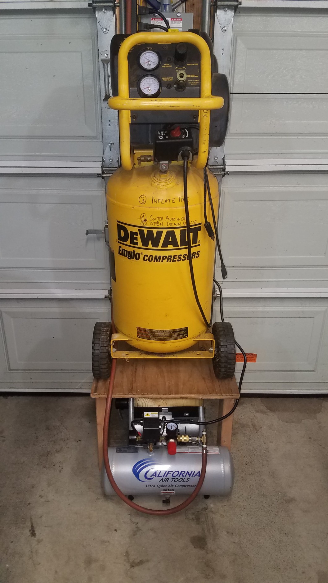 California Air Tools 2010A 1.0 HP Ultra Quiet and Oil-Free Air Compressor, 2 Gallon Aluminum Tank, 60 dBA Noise Level customer photo 2