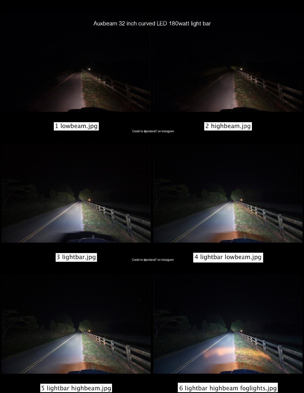 Auxbeam 5D Series 32 Inch LED Light Bar, 180W Curved Spot Flood Combo Beam | 18000LM Output, 6500K White Light, IP68 Rated customer photo 2