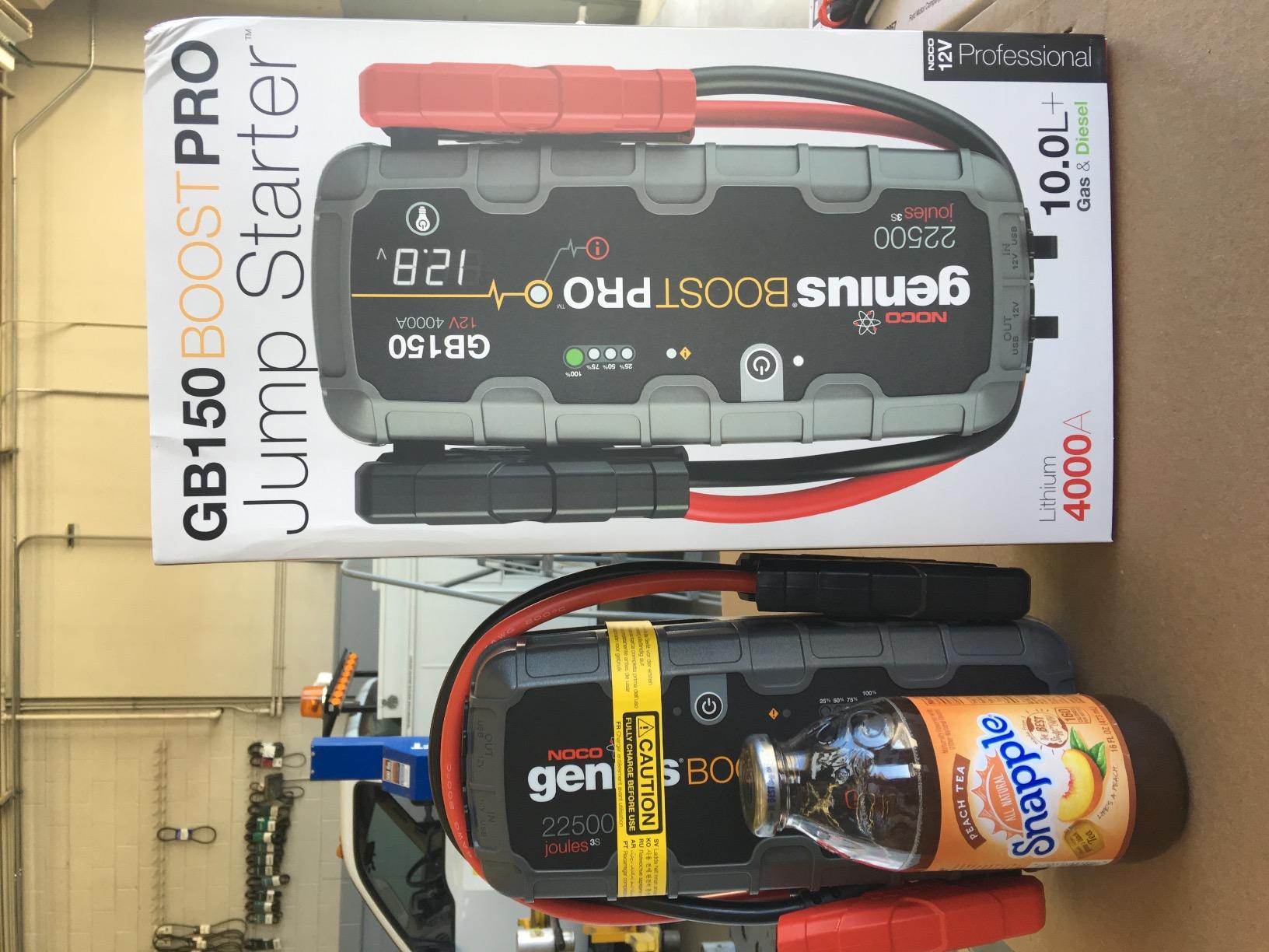 NOCO Boost GB150: 3000A UltraSafe Jump Starter - 12V Lithium Battery Booster Pack customer photo 2