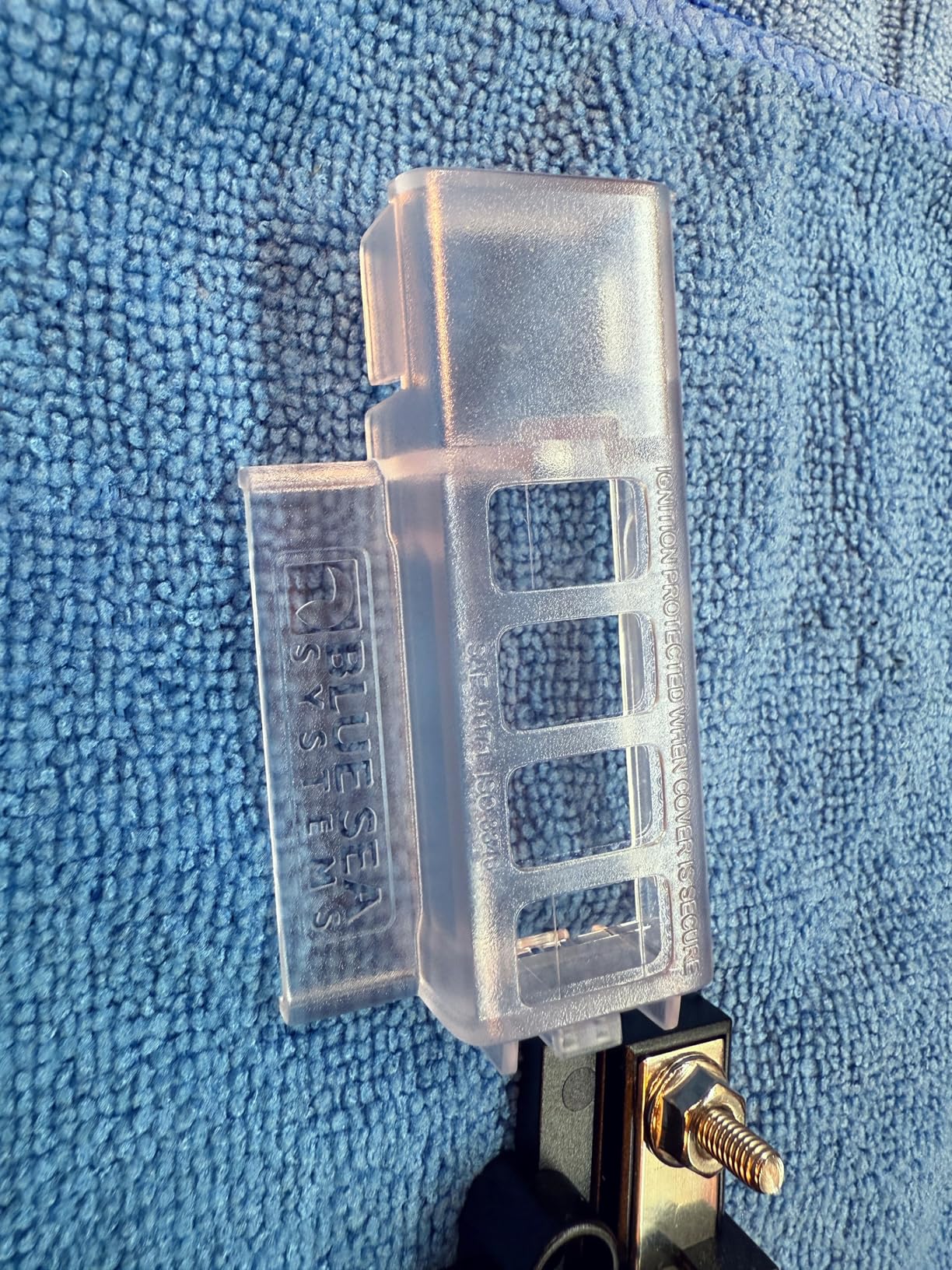 Blue Sea Systems ST Blade Fuse Block Compact 4 Circuit With Cover, 100 Amps, 5045 customer photo 1