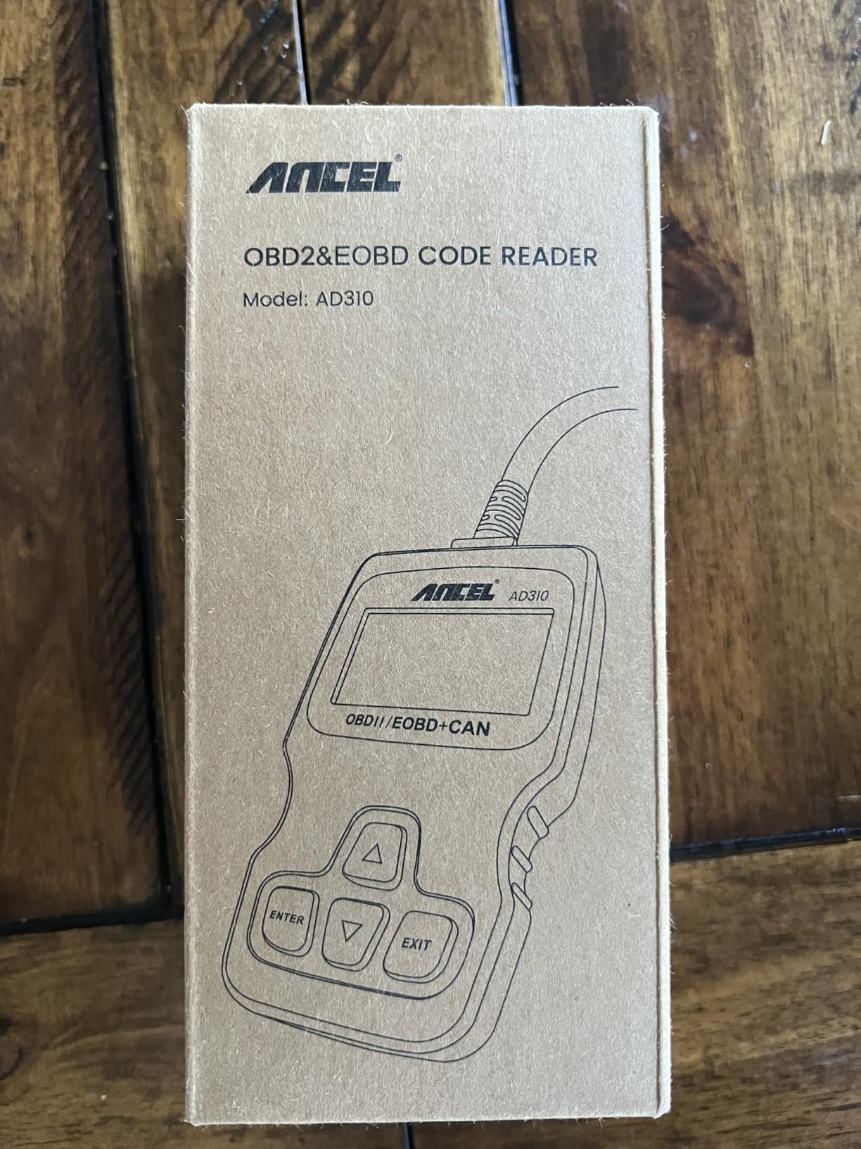 ANCEL AD310 Classic Enhanced Universal OBD II Scanner Car Engine Fault Code Reader CAN Diagnostic Scan Tool, Read and Clear Error Codes for 1996 or Newer OBD2 Protocol Vehicle (Black) customer photo 1