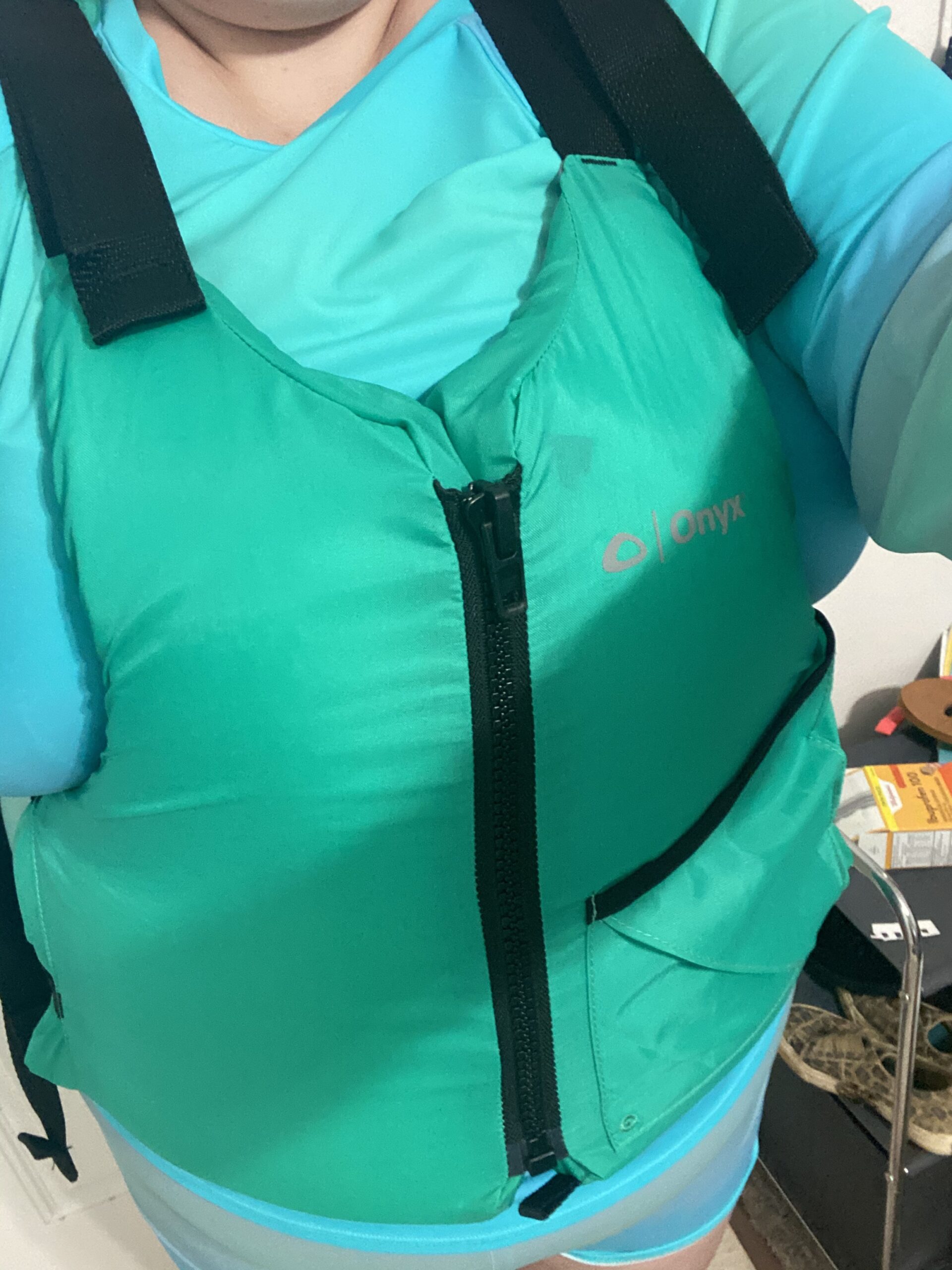 Onyx Universal Paddle Vest, Adult, U.S. Coast Guard and Transport Canada Approved, Lightweight, Freedom of Movement customer photo 1