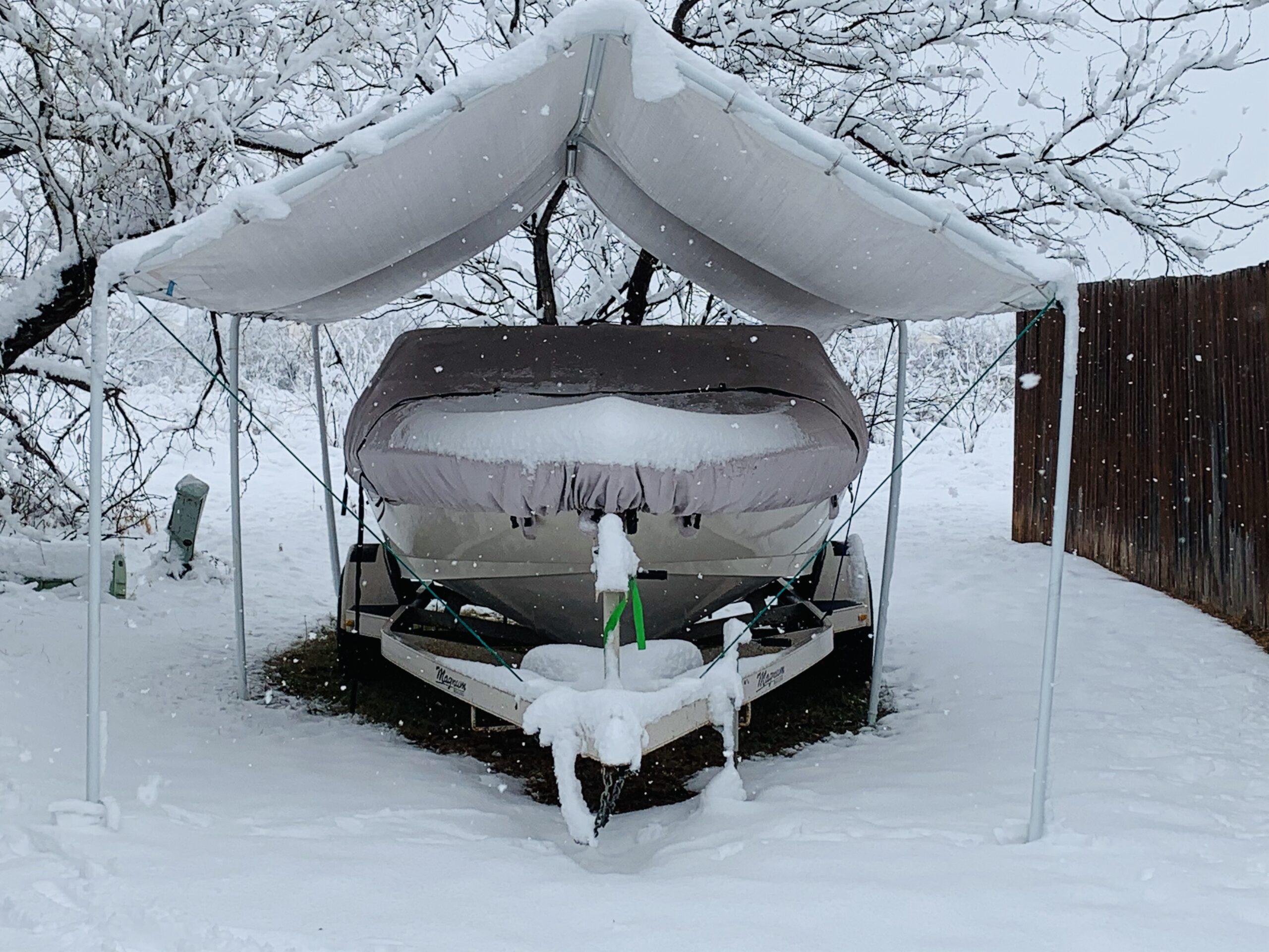 Quictent 10x20 ft Heavy Duty Carport Canopy Galvanized Car Tent Outdoor Garage Boat Shelter with Reinforced Structure, No Sidewall - White customer photo 2