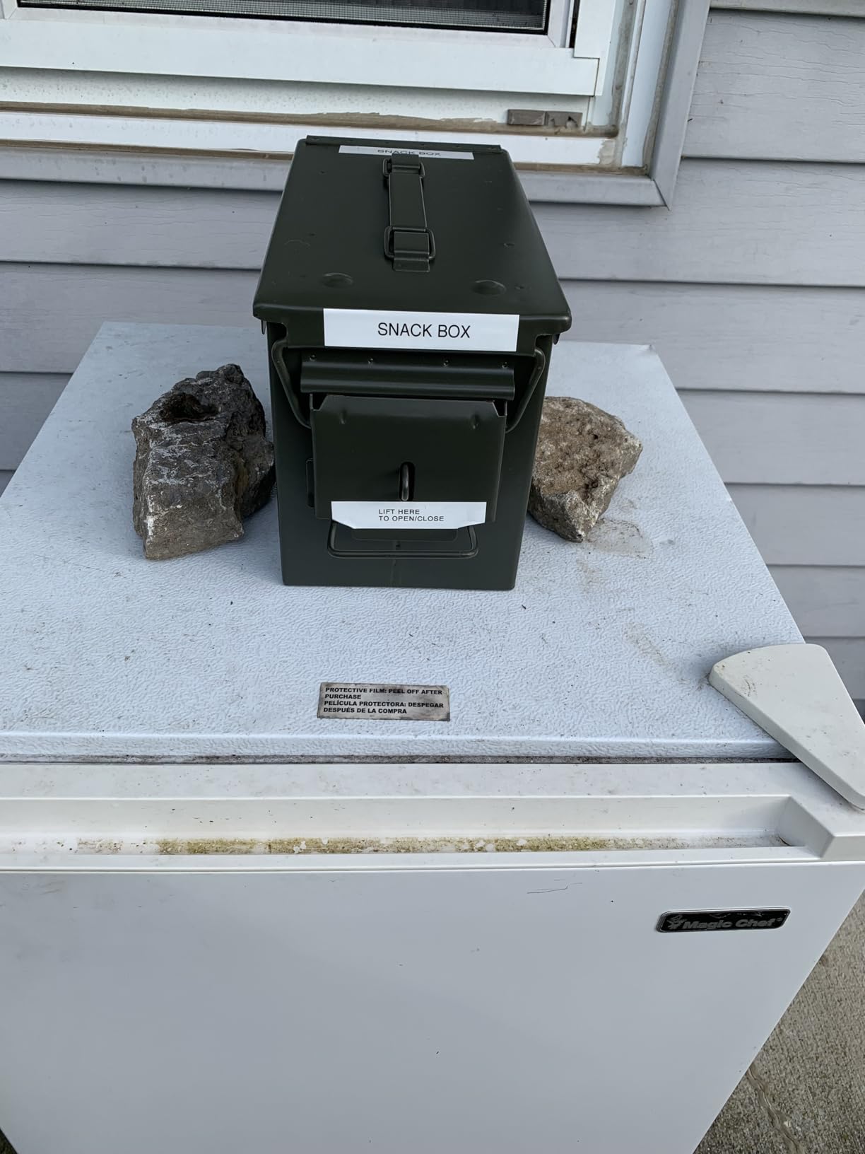 Lockable Metal Ammo Storage Box - Military & Army Steel Ammo Can for Ammunition Storage - Waterproof Ammo Crate Utility Box customer photo 2