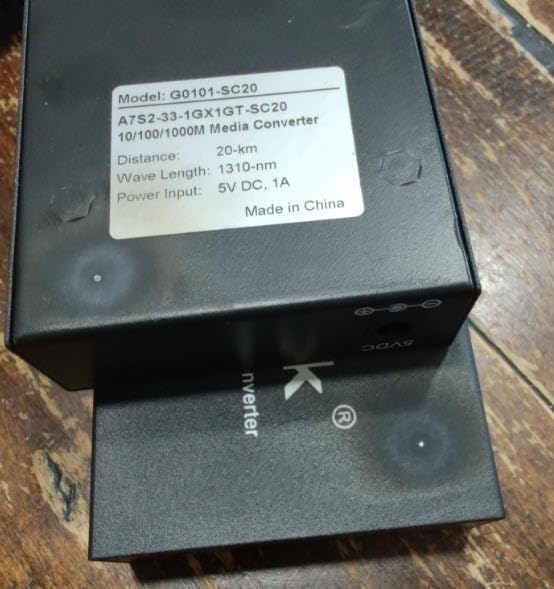 10Gtek Gigabit SingleMode Fiber to Ethernet Media Converter, Dual SC Fiber, 1000Base-LX to 10/100/1000Base-Tx Gigabit SMF Fiber SC to Copper RJ45 Ethernet Converter, UL Certified, 20km, Pack of 2 customer photo 1