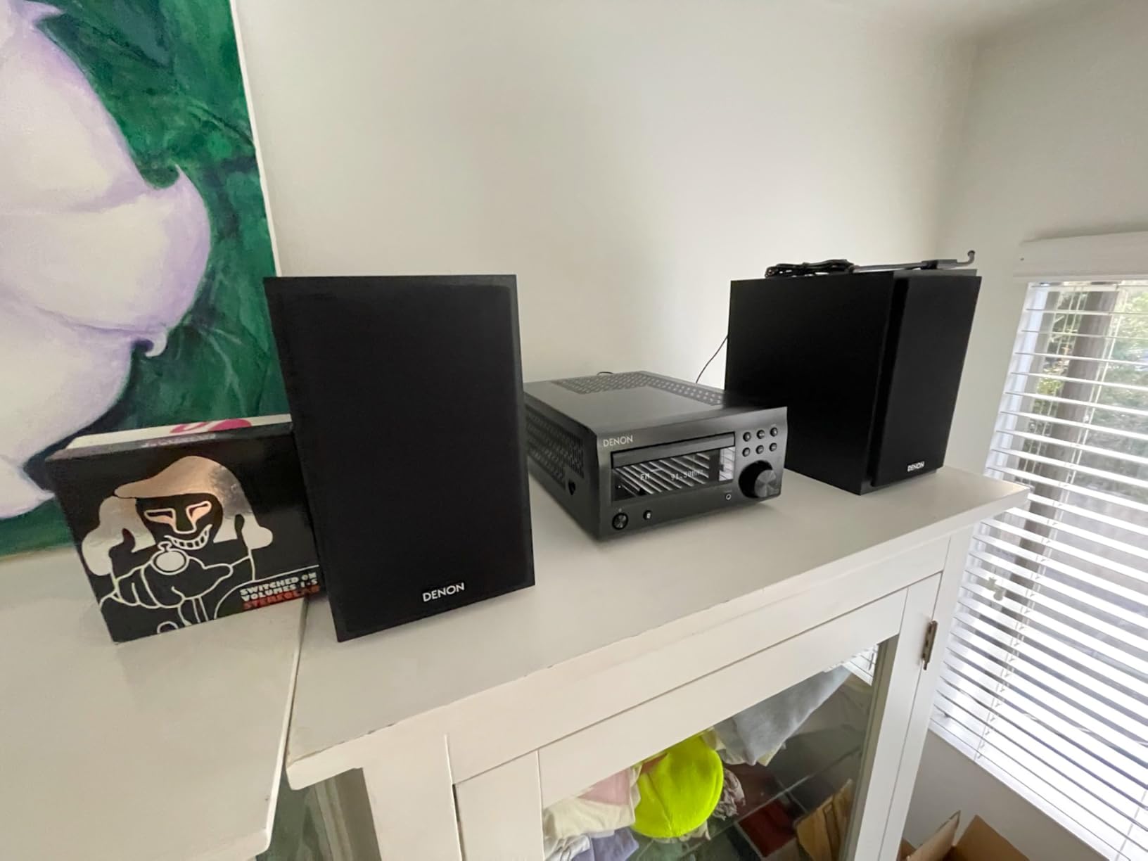 Denon D-M41 Home Theater Mini Amplifier and Bookshelf Speaker Pair | Compact HiFi CD Stereo System with Speakers, FM/AM Tuner, Wireless Bluetooth customer photo 2