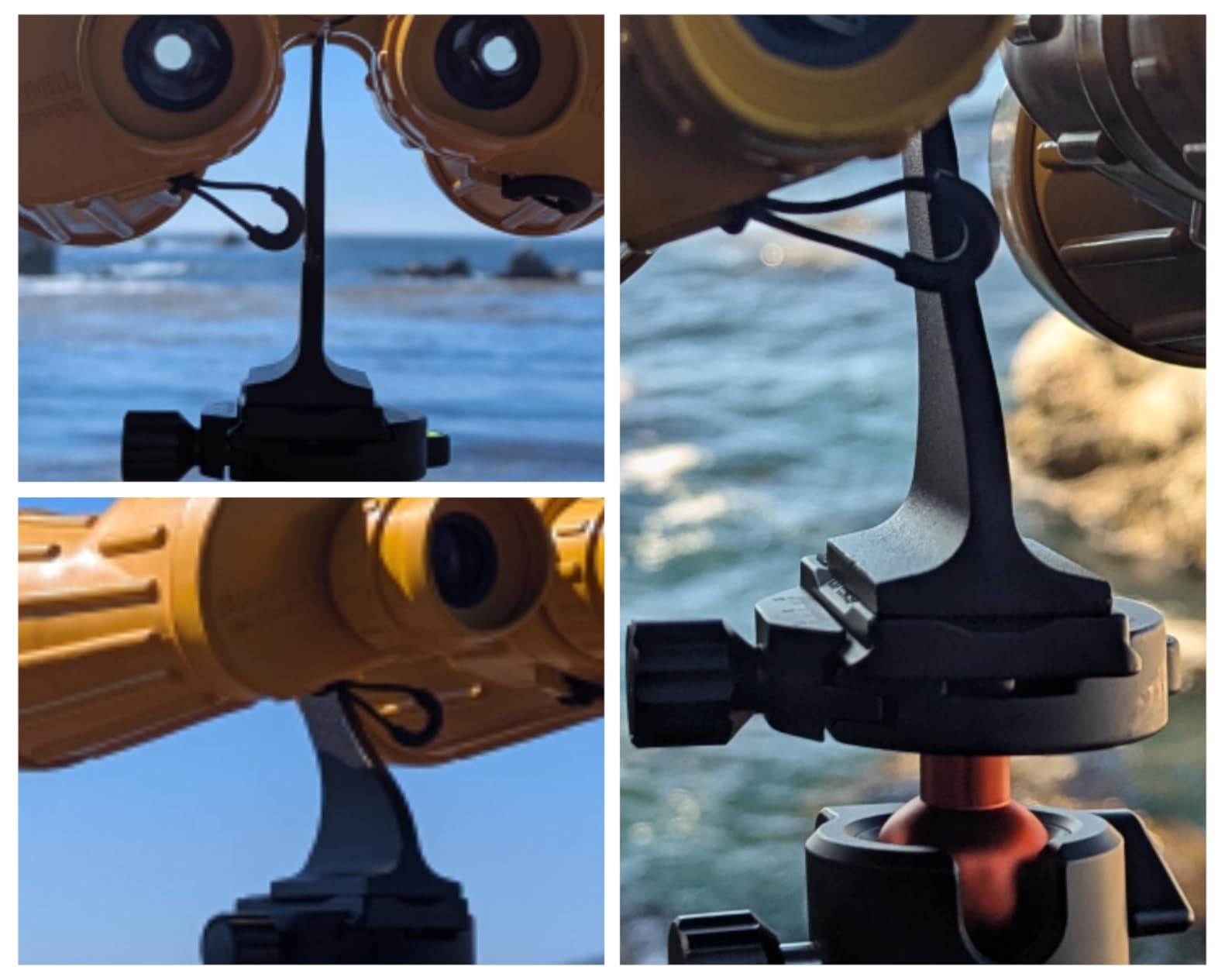 Alstar Binocular Tripod Adapter with Quick Release 1/4 Inch Threading | Detachable Mount Aluminium, for Roof and Porro Binoculars, Binocular Accessories Tripod Mount for Astronomy customer photo 1