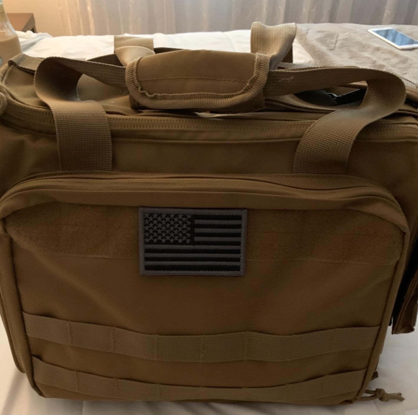 Tactical Gun Range Bag Deluxe Pistol Shooting Range Duffle Bags customer photo 1