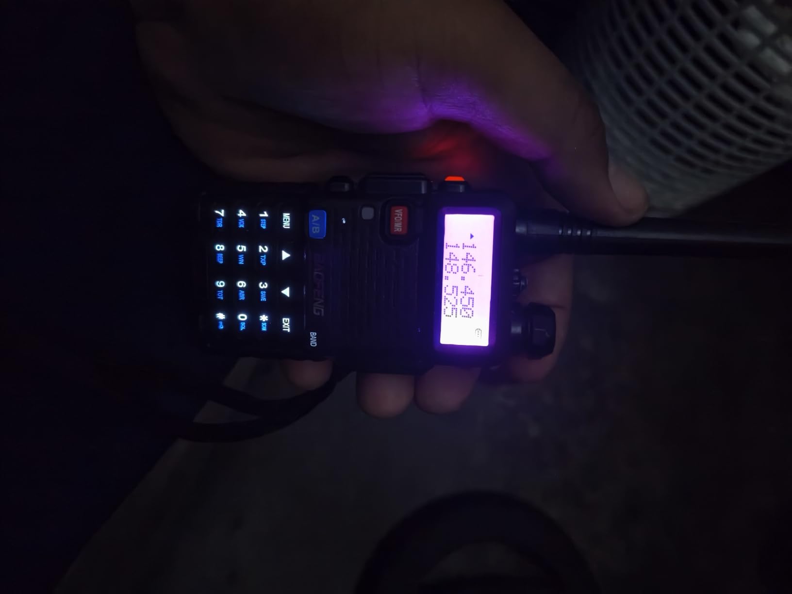 Baofeng UV-5R Two Way Radio Dual Band 144-148/420-450Mhz Walkie Talkie 1800mAh Li-ion Battery(Black) customer photo 1