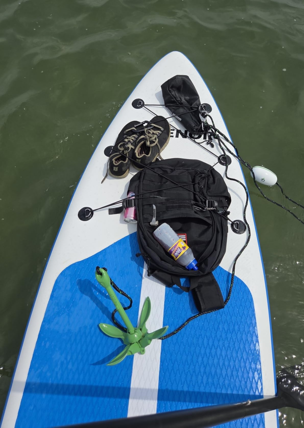 Kayak Anchor Kit - 3.5 lb Folding Grapnel Anchor with 25 ft Rope - Gradient Fitness Boat Anchor Kit for Paddle Boards, SUPs, Canoes, Jet Ski, and Small Boats customer photo 1