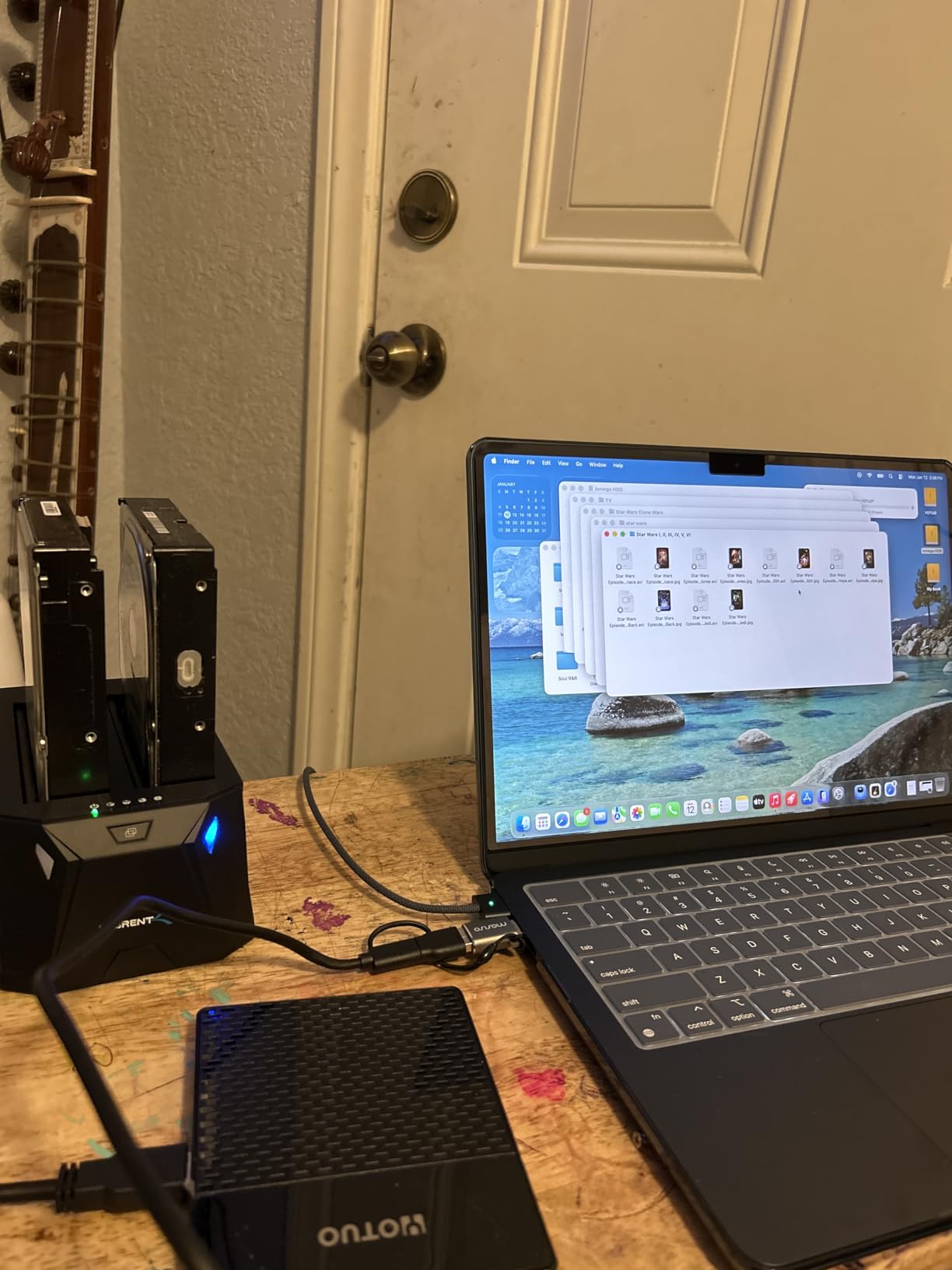 SABRENT USB 3.0 to SATA I/II/III Dual Bay External Hard Drive Docking Station for 2.5 or 3.5in HDD, SSD with Hard Drive Duplicator/Cloner Function [20+TB Support] (EC-HD2B) customer photo 2