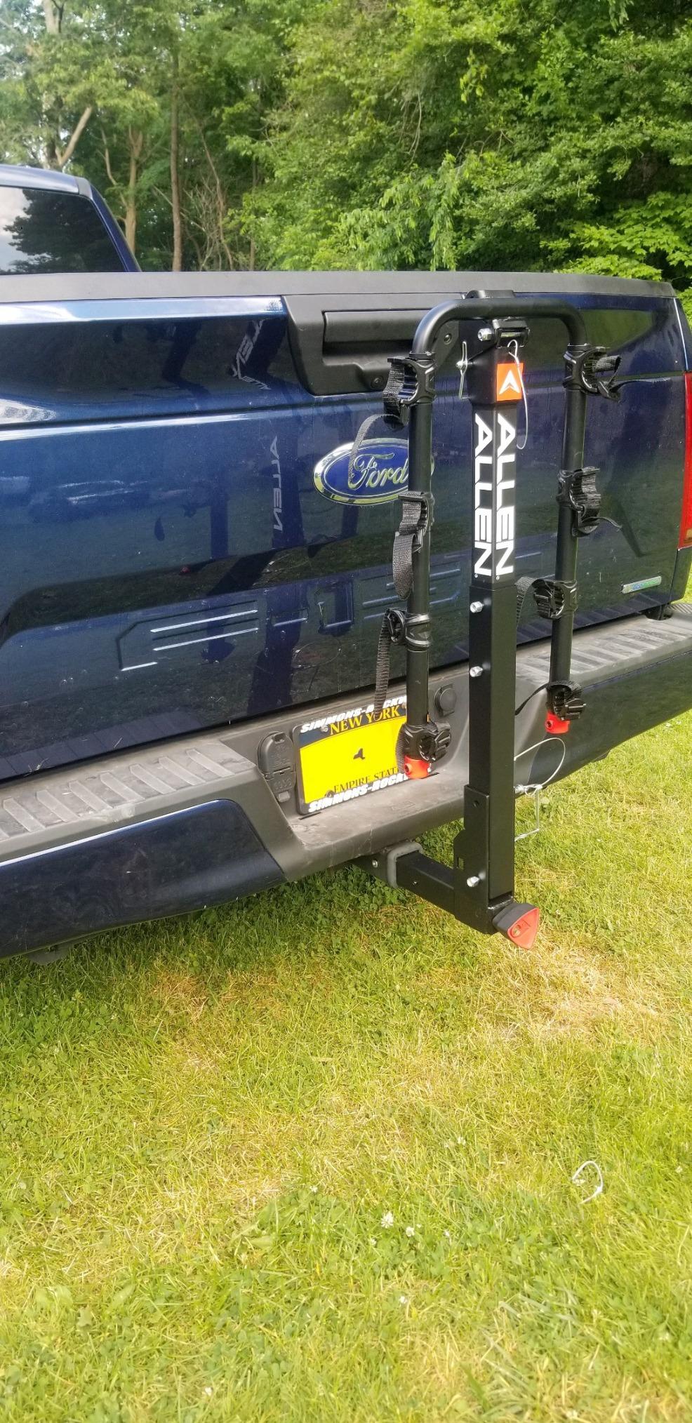 Allen Sports Deluxe Locking Quick Release 4-Bike Carrier for 2 Inch Hitch, Model 542QR, Black customer photo 2