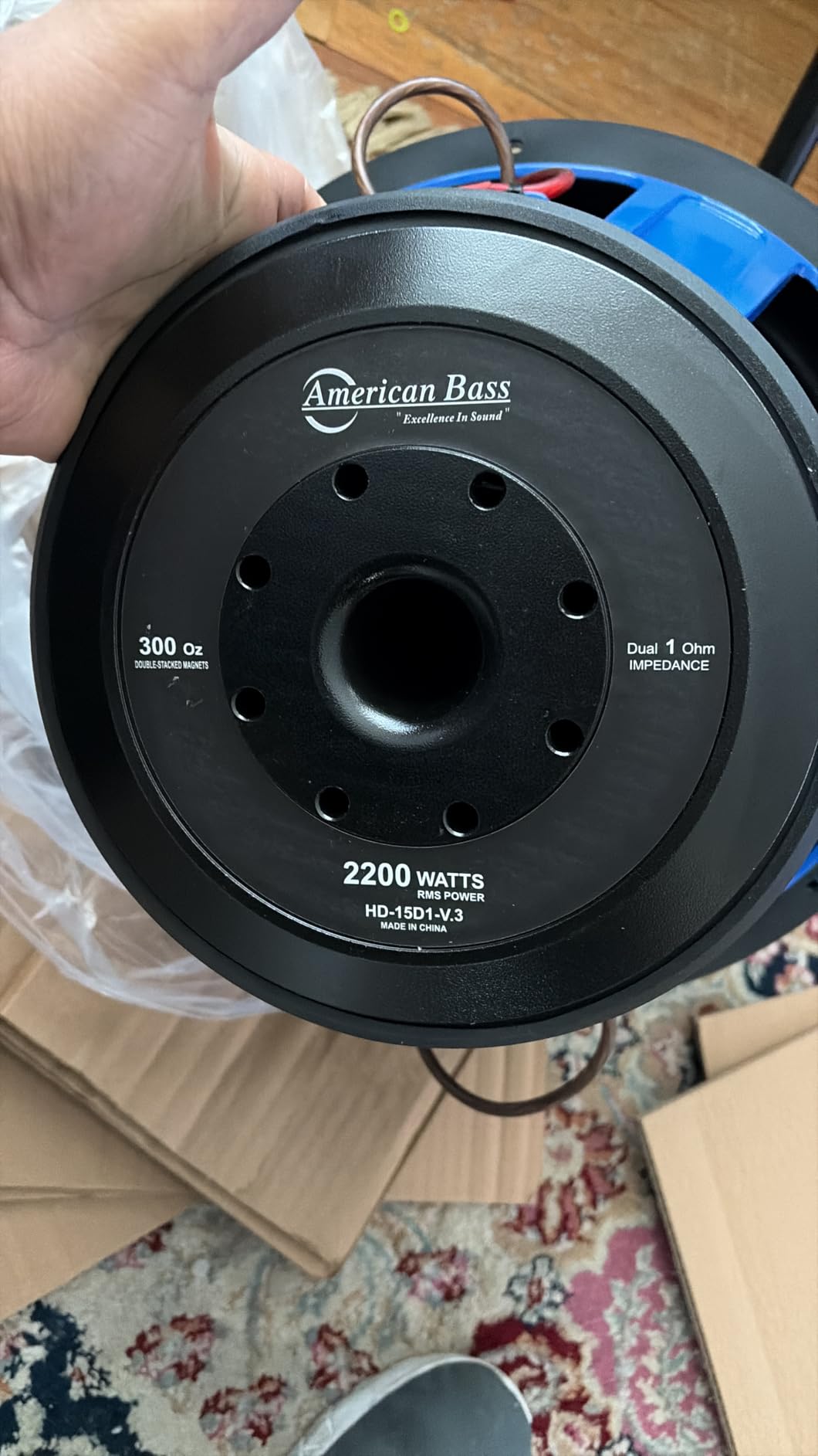 American Bass HD 15 Inch Car Subwoofer - 1 Ohm 4000 Max Watts - High Power Subwoofer Speaker with Deep Bass Performance customer photo 1
