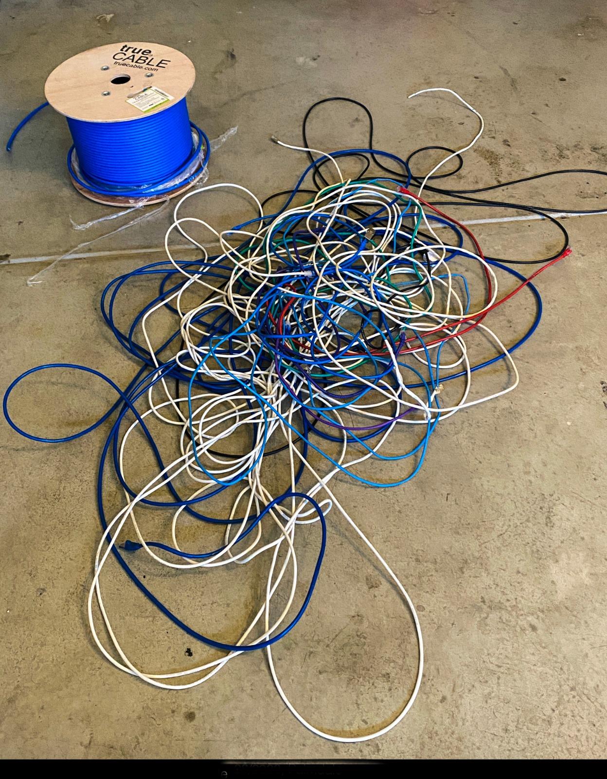 TRUE CABLE Cat6A Shielded Riser (CMR) Bulk Ethernet Cable, 1000ft, Blue, 23AWG Solid Bare Copper, 750MHz, F/UTP, PoE++ 100W, ETL Listed customer photo 2