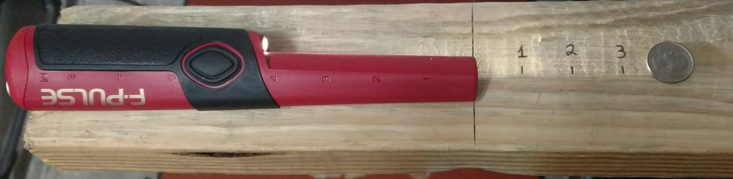 Fisher F-Pulse Waterproof Pinpointer Metal Detector, Red - Pulse Induction Technology for Deepest Detection, Long Battery Life, LED Light, Vibrate & Beep Modes for Precise Target Location customer photo 2
