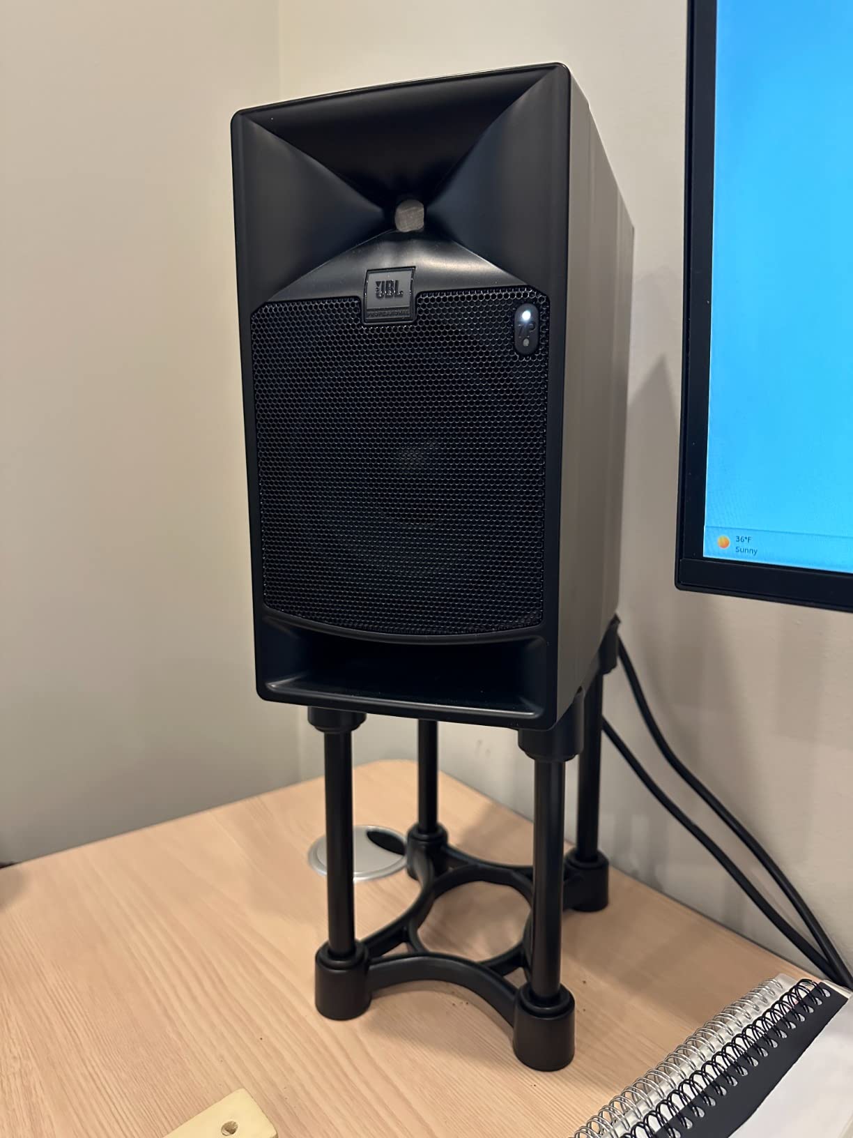 IsoAcoustics Iso-Stand Series Speaker Isolation Stands with Height & Tilt Adjustment: Iso-155 (6.1