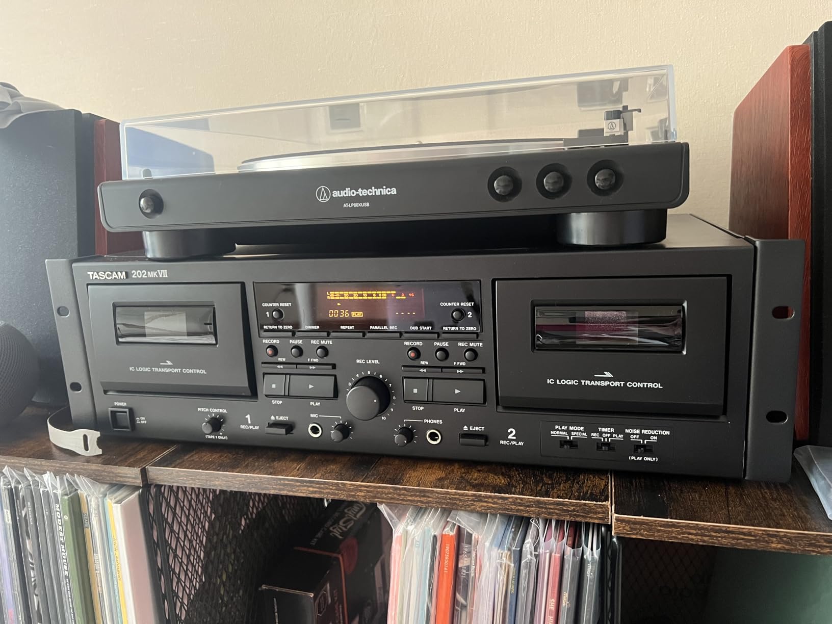 Tascam 202MKVII Double Cassette Deck Recorder with USB Port, Dual Cassette Deck customer photo 2