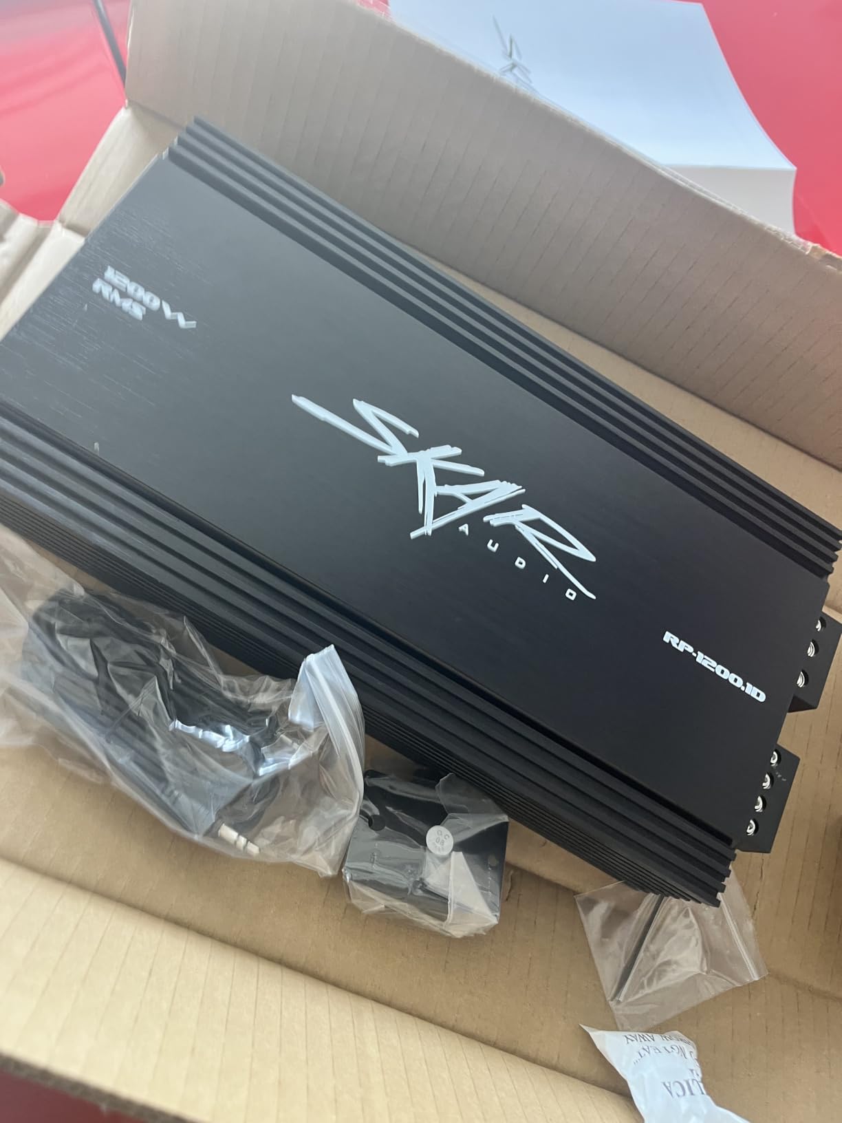 Skar Audio RP-1200.1D Monoblock Class D MOSFET Amplifier with Remote Subwoofer Level Control, 1200W customer photo 1