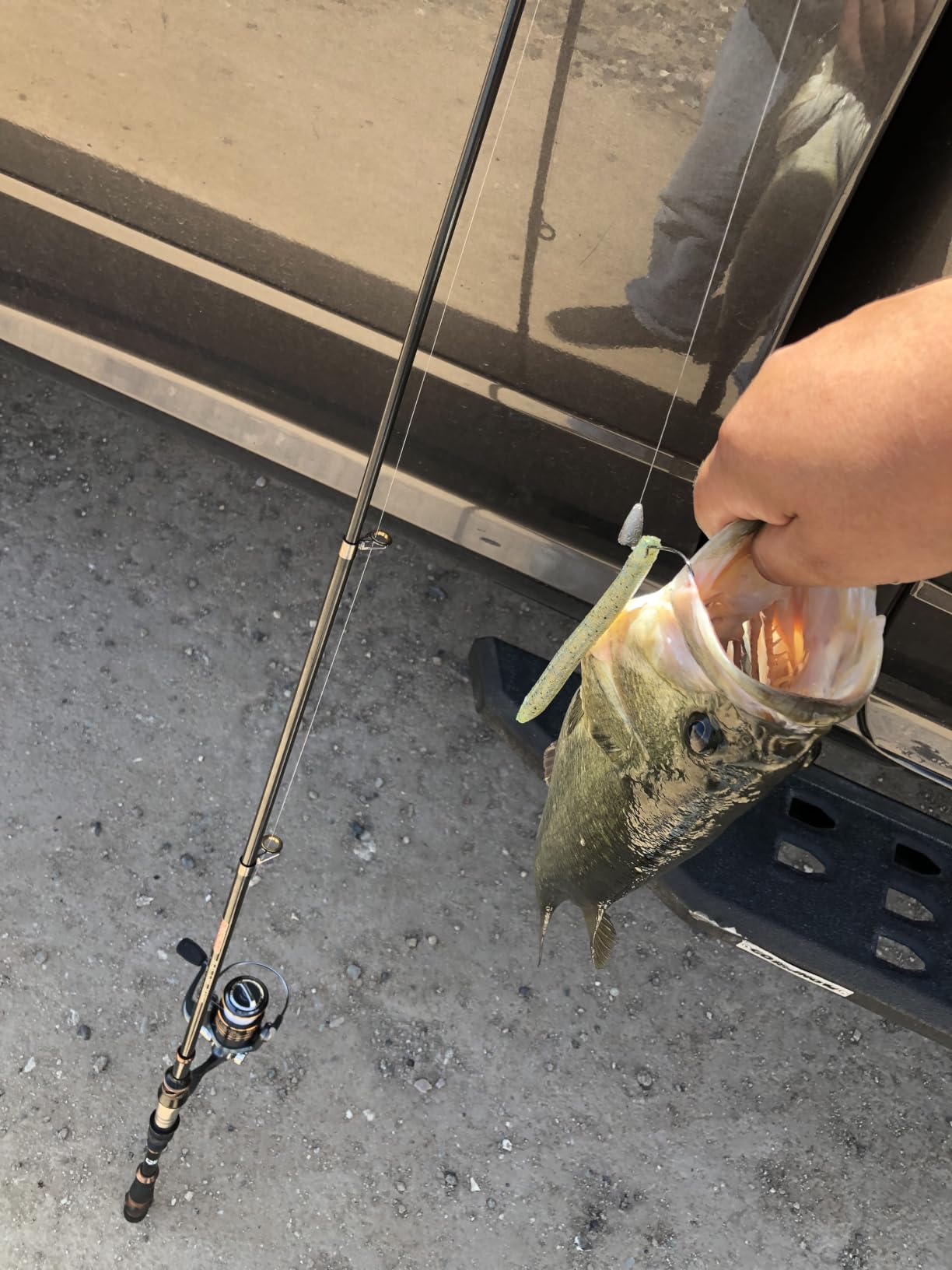 PLUSINNO Fishing Rod and Reel Combos - Carbon Fiber Telescopic Fishing Pole - Spinning Reel 12+1 Shielded Bearings customer photo 2