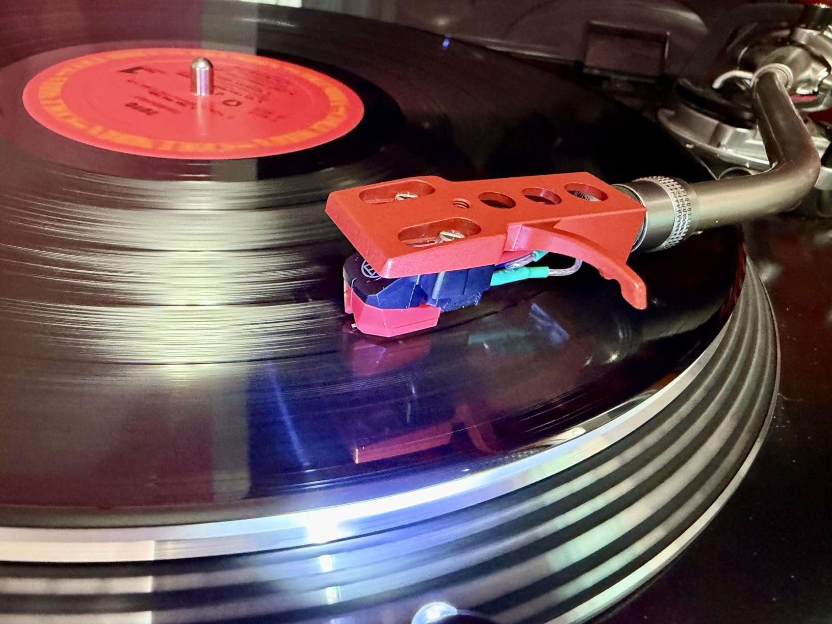 Audio-Technica AT-VM95ML Dual Moving Magnet Turntable Cartridge Red customer photo 2